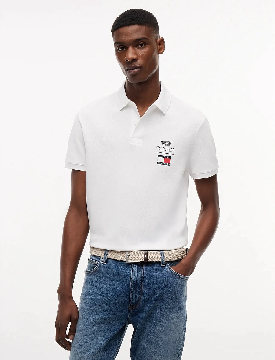 Tommy Hilfiger - TH X CF1 LOGO POLO - lühikeste varrukatega polod - white - 3