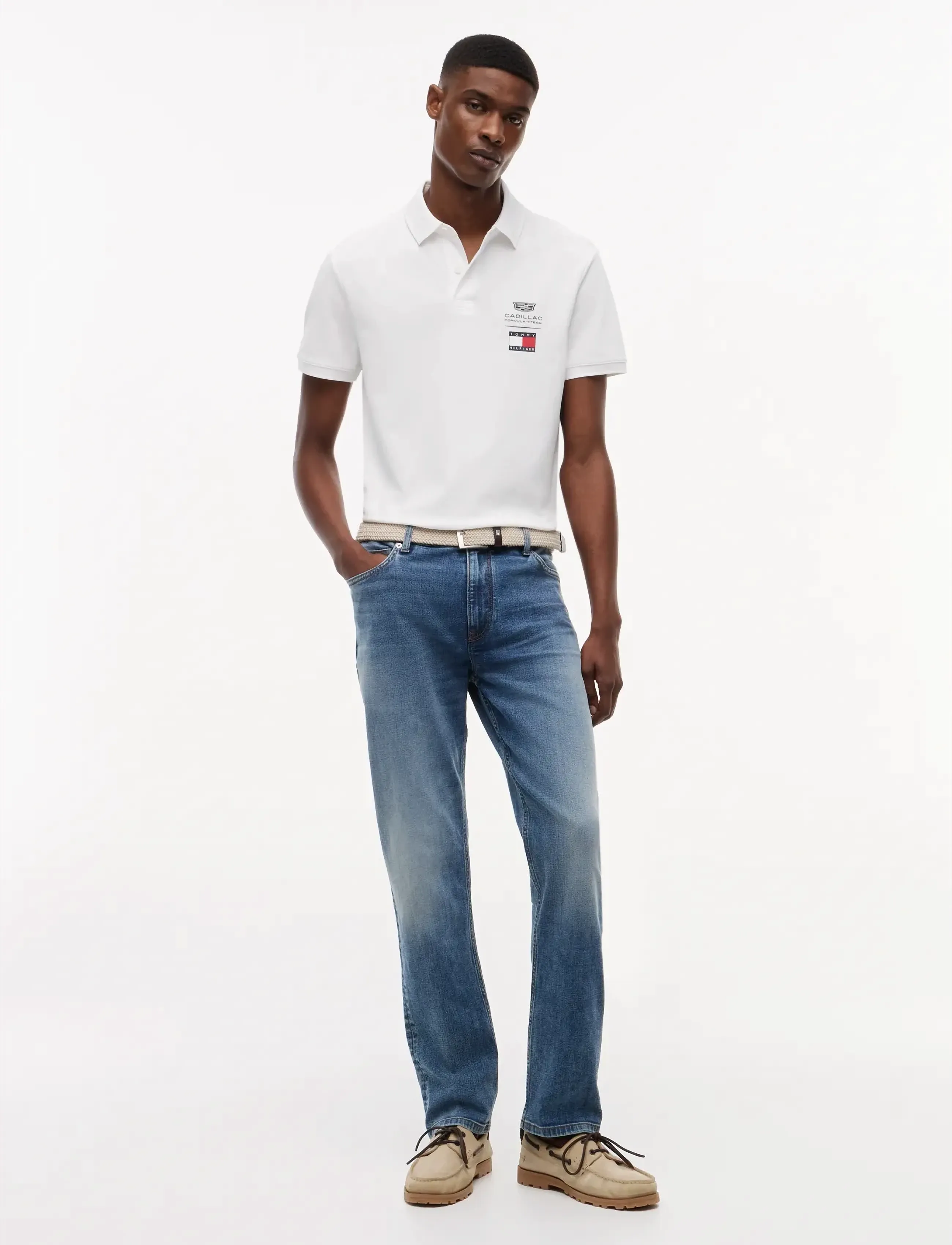 Tommy Hilfiger - TH X CF1 LOGO POLO - kurzärmelig - white - 4