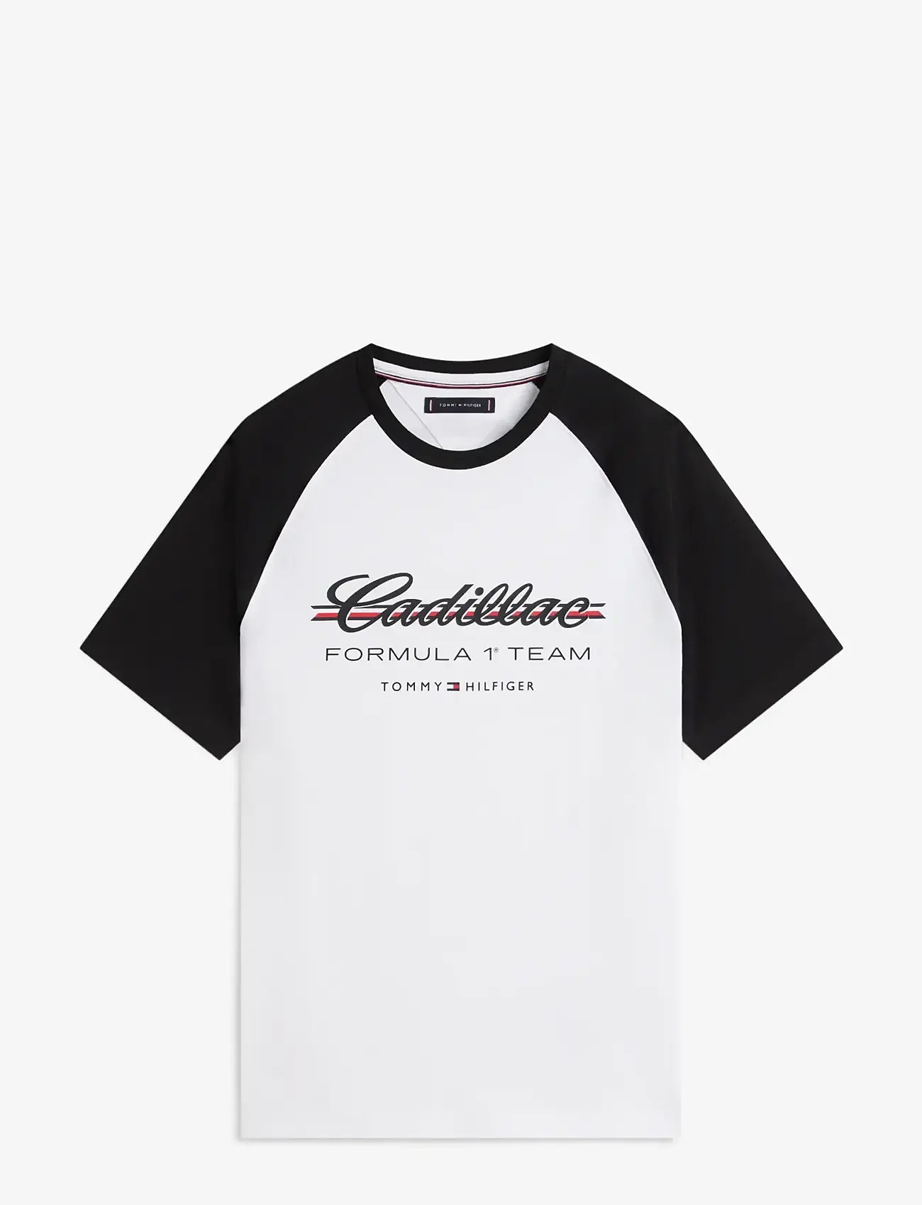Tommy Hilfiger - TH X CF1 SCRIPT RAGLAN TEE - laveste priser - white   black - 1