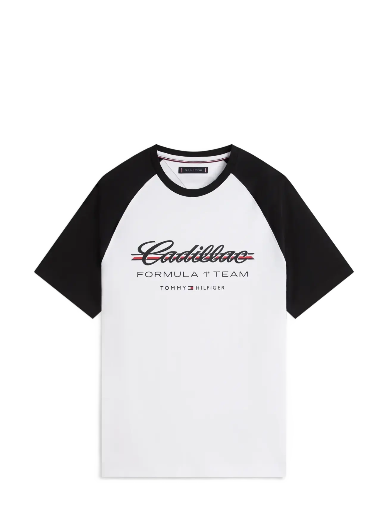 Tommy Hilfiger TH X CF1 SCRIPT RAGLAN TEE - Tommy Hilfiger - WHITE   BLACK / multi