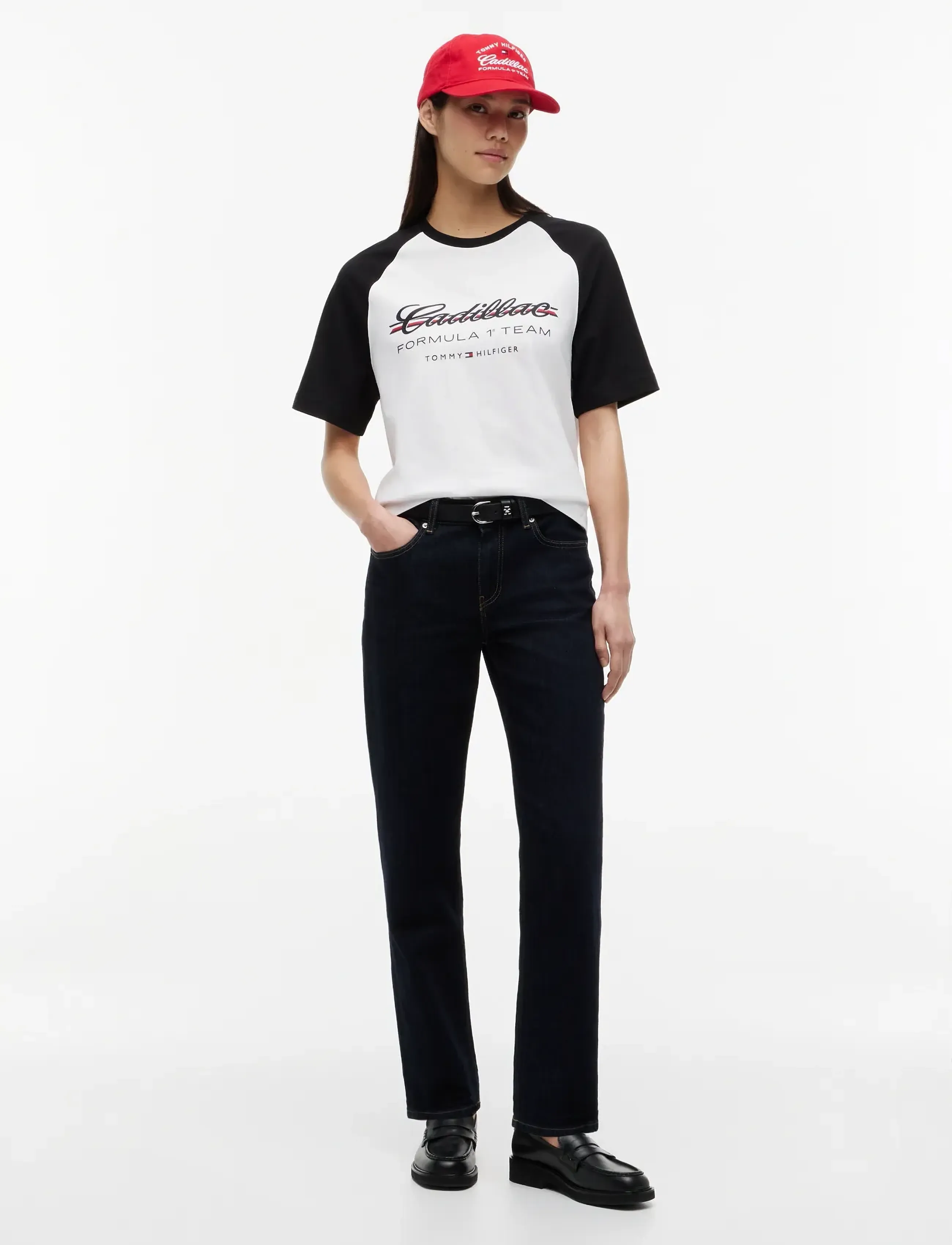TOMMY HILFIGER Th X Cf1 Script Raglan Tee t-shirts herr – bild 5