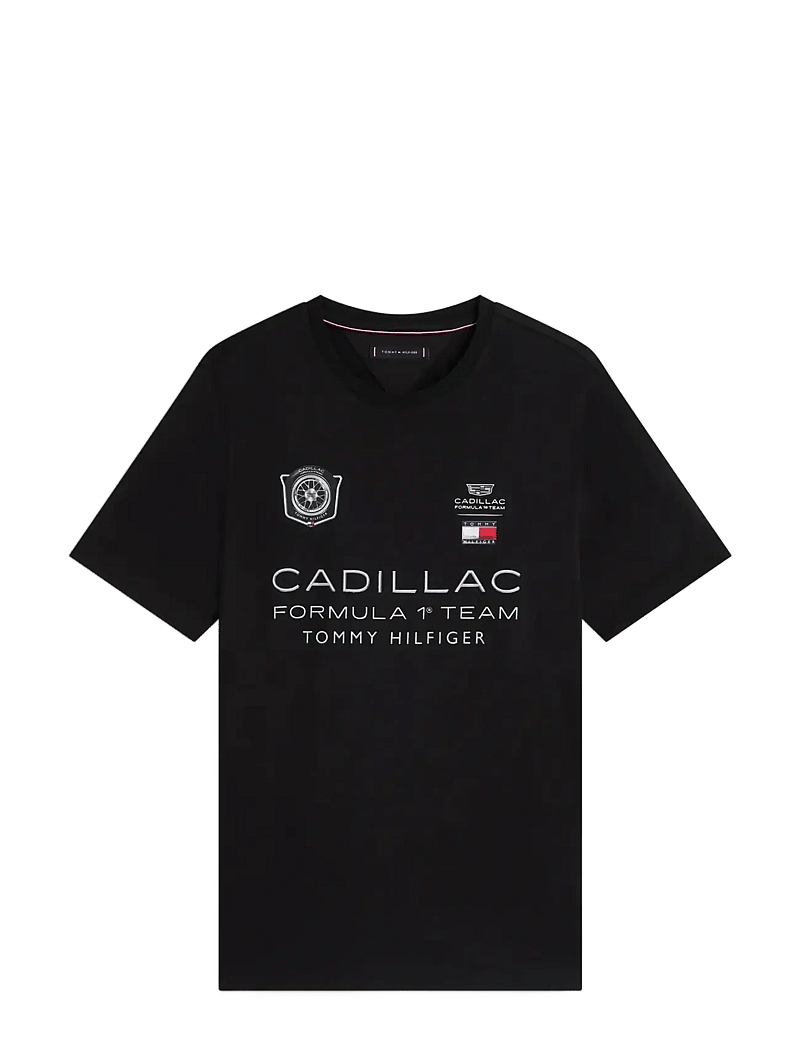 Tommy Hilfiger - TH X CF1 RACING GRAPHIC TEE - kurzärmelig - black - 1