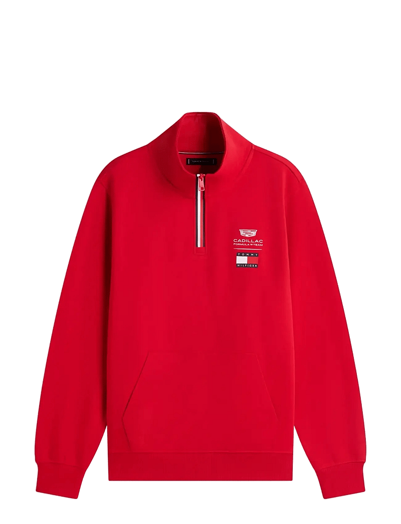 Tommy Hilfiger - TH X CF1 LOGO HALF ZIP - nach anlass kaufen - red - 1