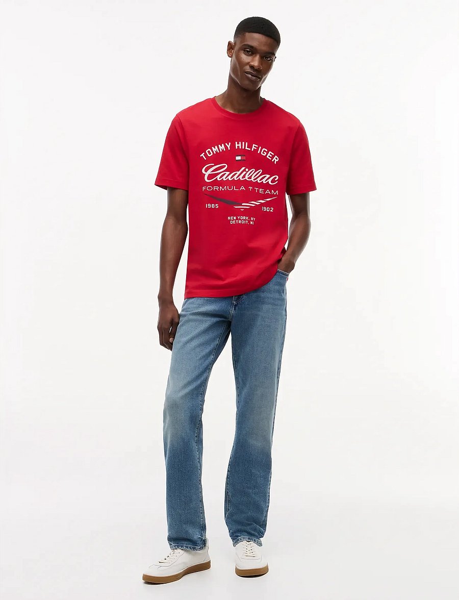 Tommy Hilfiger - TH X CF1 VARSITY GRAPHIC TEE - kurzärmelig - red - 2