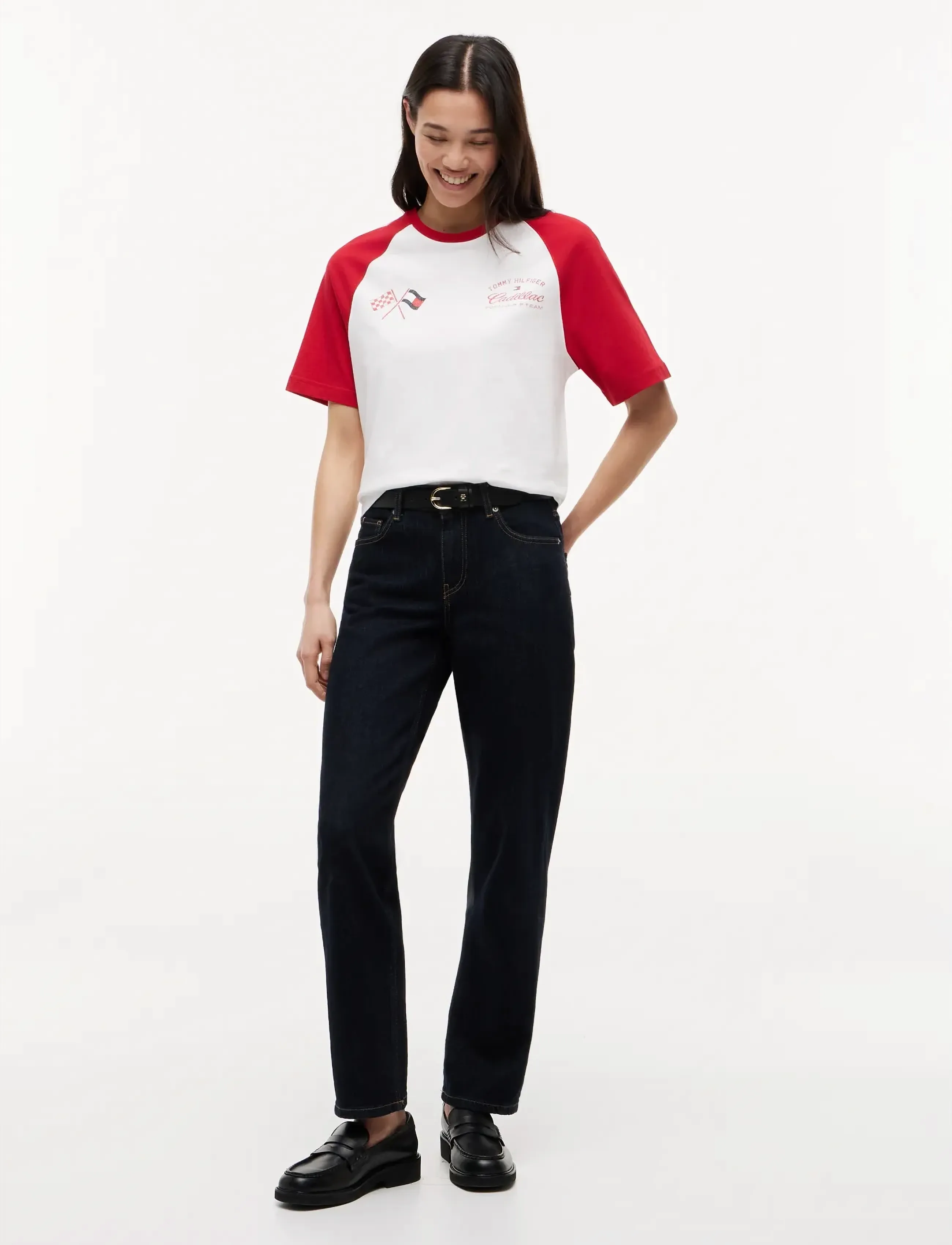 TOMMY HILFIGER Th X Cf1 Varsity Raglan Tee t-shirts herr – bild 3