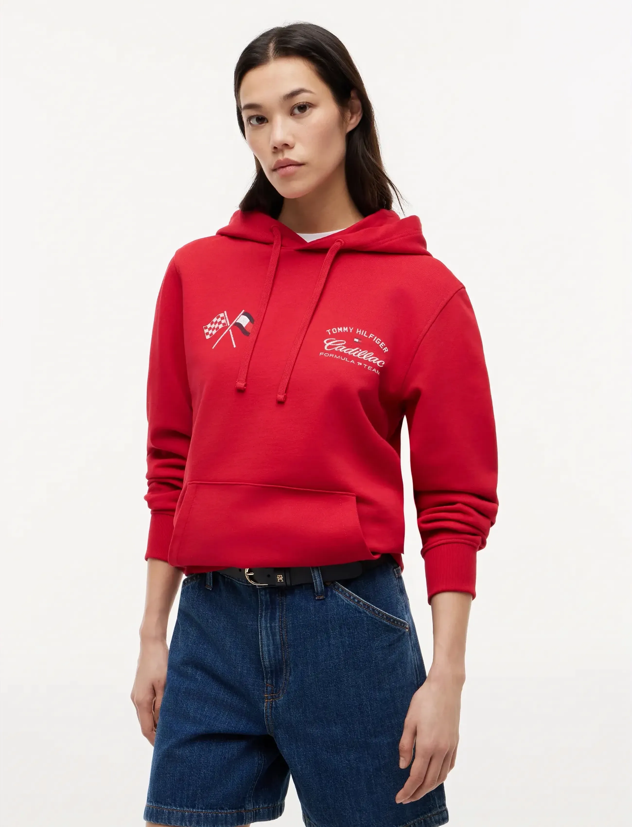 TOMMY HILFIGER Th X Cf1 Varsity Graphic Hoodie dam – bild 2
