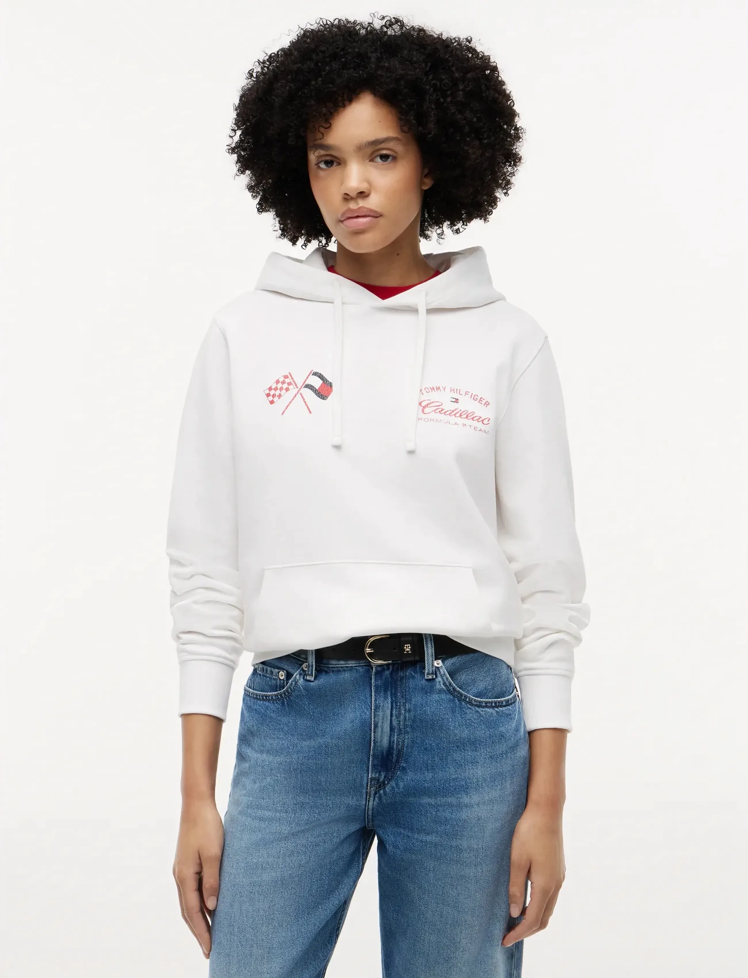 TOMMY HILFIGER Th X Cf1 Varsity Graphic Hoodie dam – bild 2