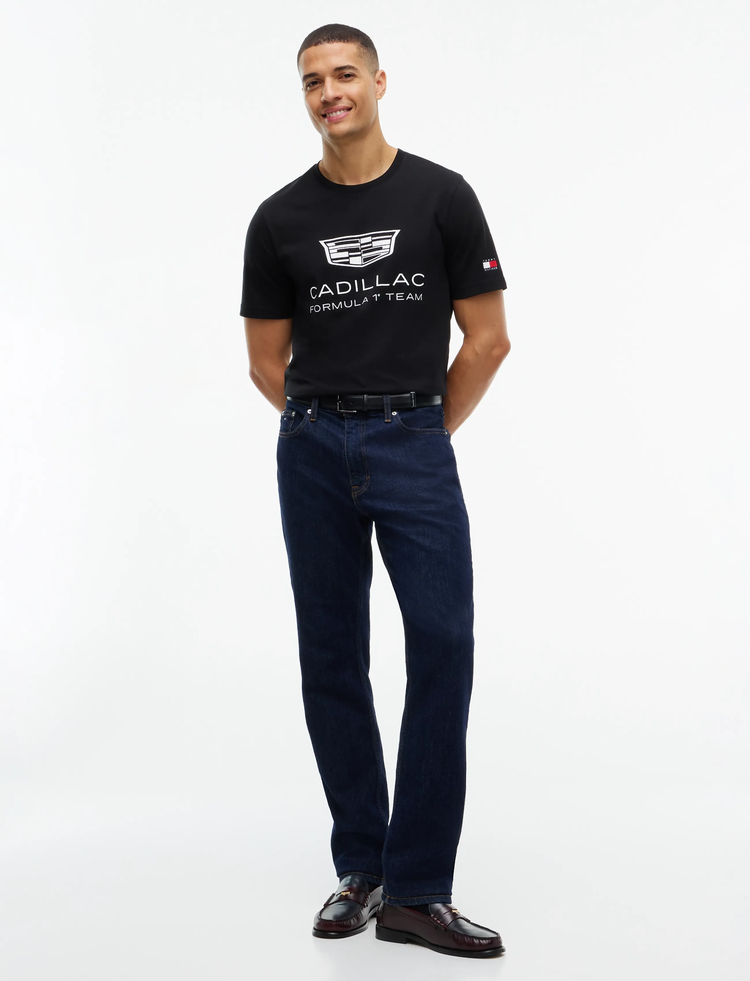 Tommy Hilfiger - TH X CF1 SHIELD TEE - lühikeste varrukatega t-särgid - black - 3