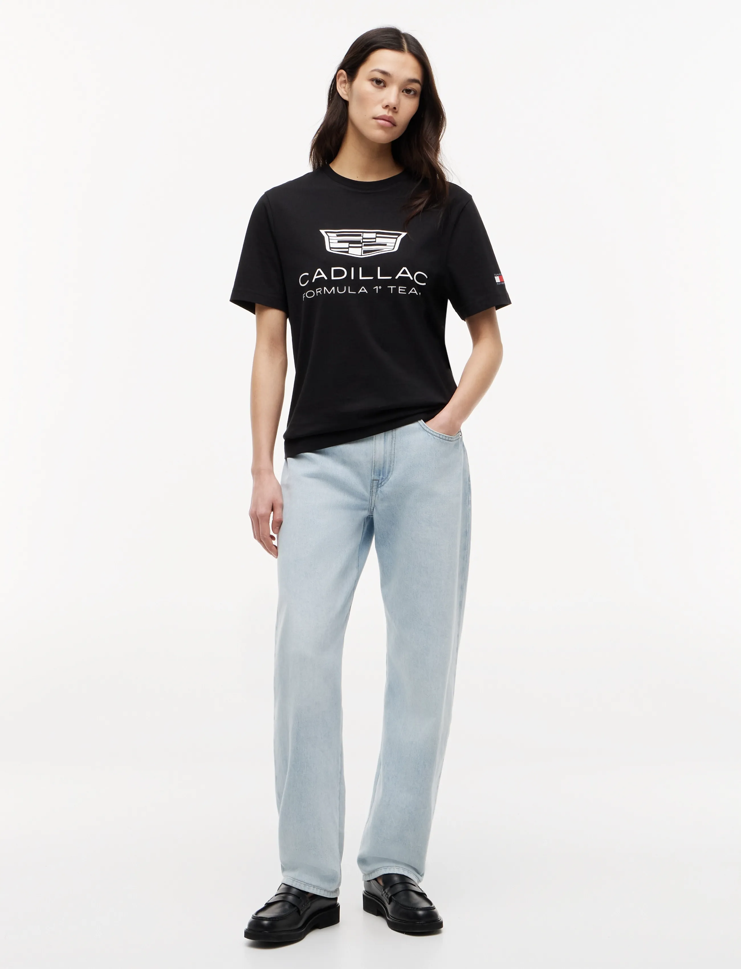 Tommy Hilfiger - TH X CF1 SHIELD TEE - die niedrigsten preise - black - 5
