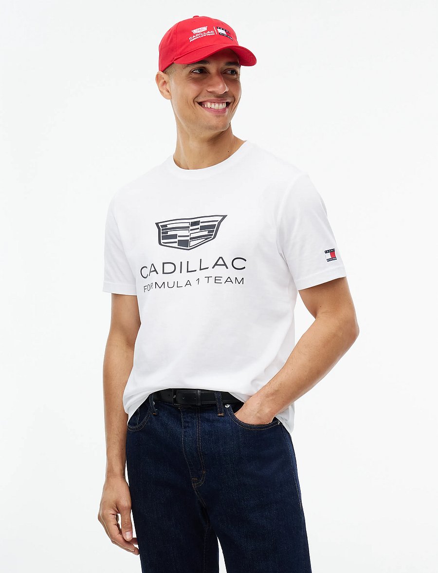 Tommy Hilfiger - TH X CF1 SHIELD TEE - lühikeste varrukatega t-särgid - white - 0
