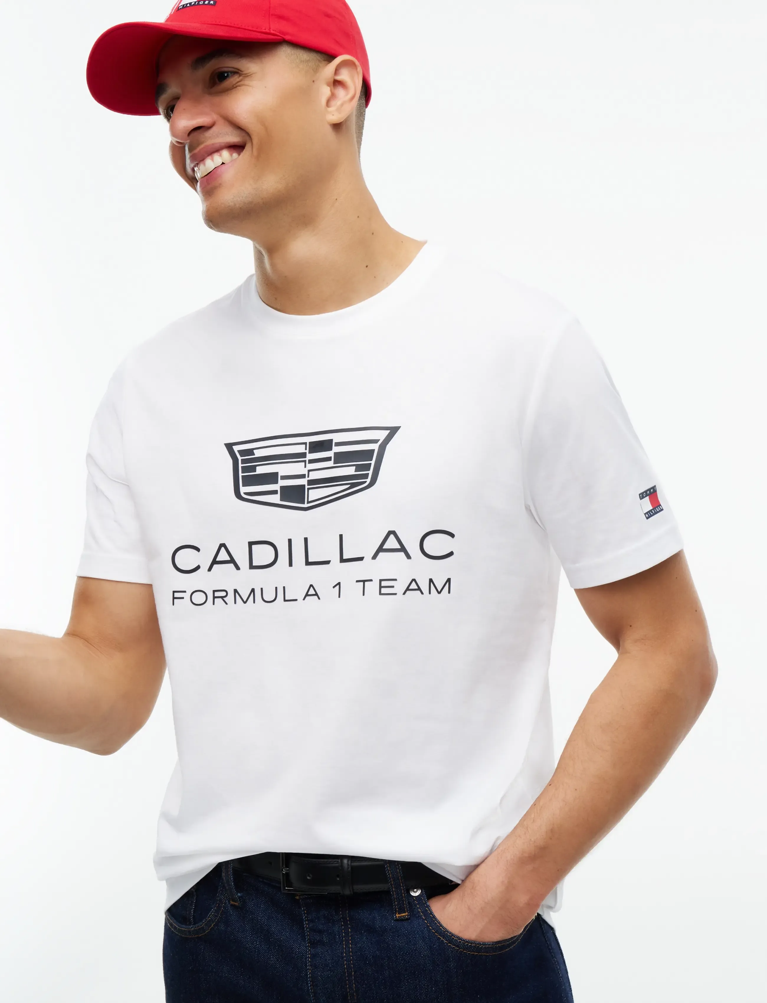 Tommy Hilfiger - TH X CF1 SHIELD TEE - lühikeste varrukatega t-särgid - white - 3