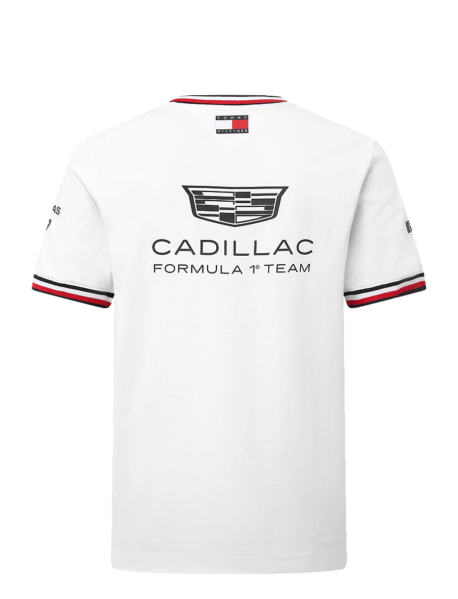Tommy Hilfiger - TH X CF1 DRIVERS 77 TEE - short-sleeved t-shirts - white - 1