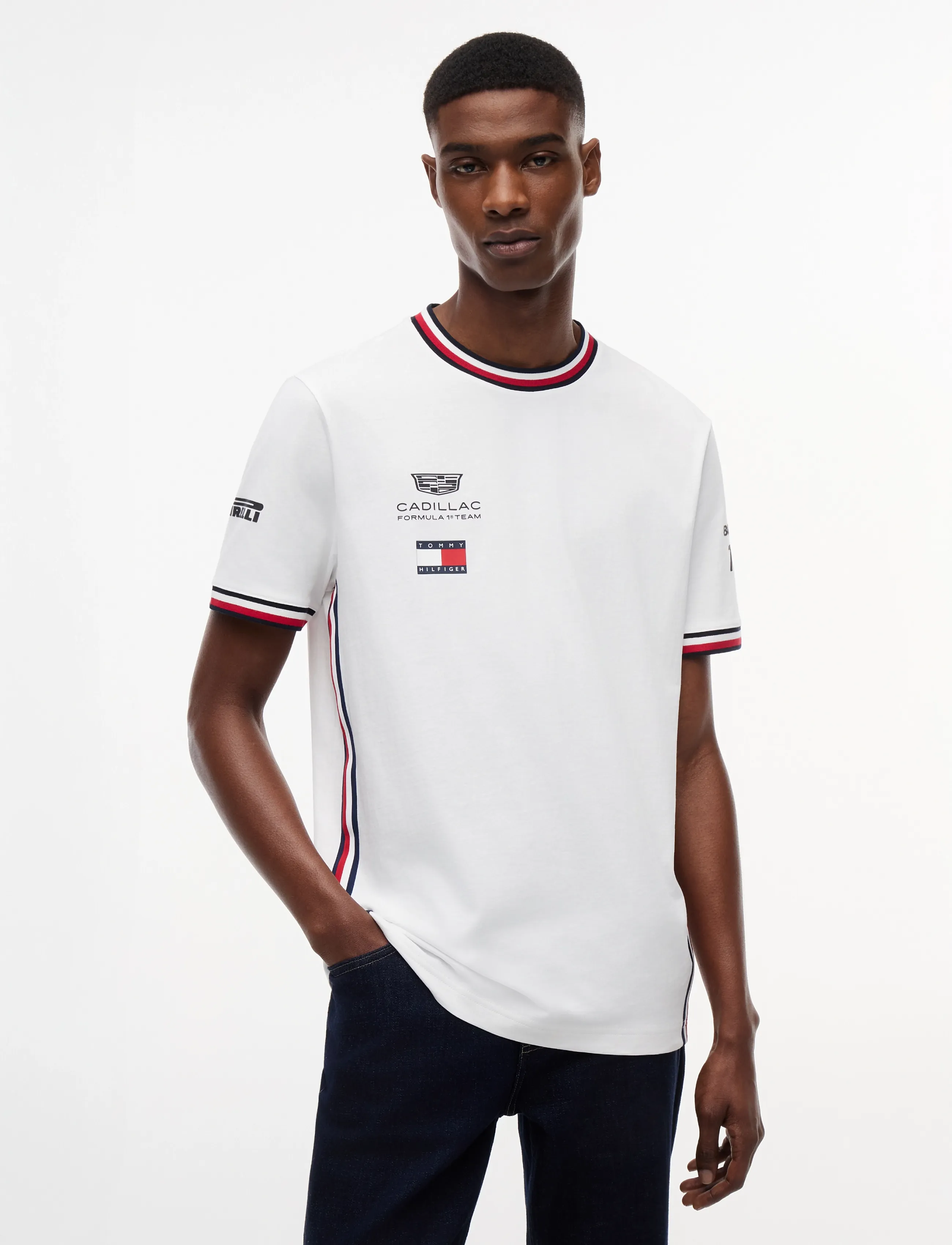 Tommy Hilfiger - TH X CF1 DRIVERS 77 TEE - white - 4