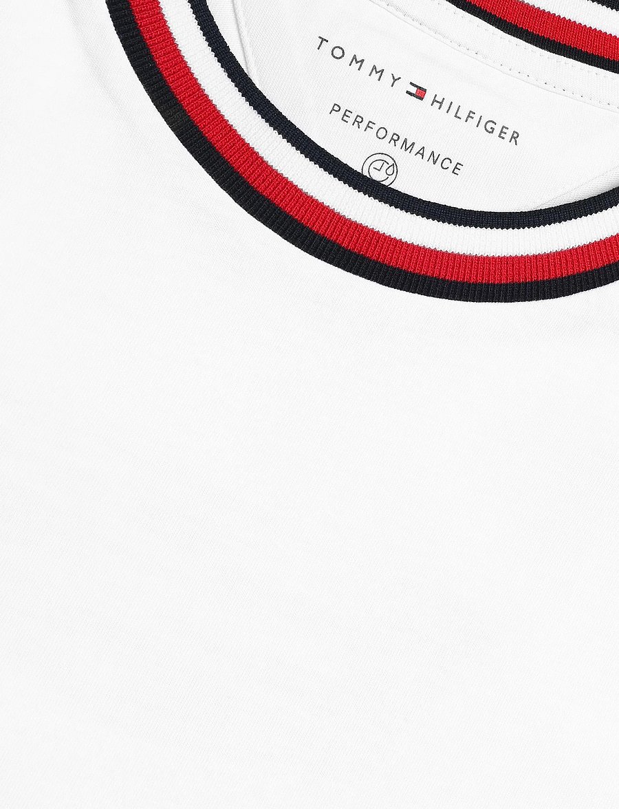 Tommy Hilfiger - TH X CF1 DRIVERS 77 TEE - short-sleeved t-shirts - white - 4