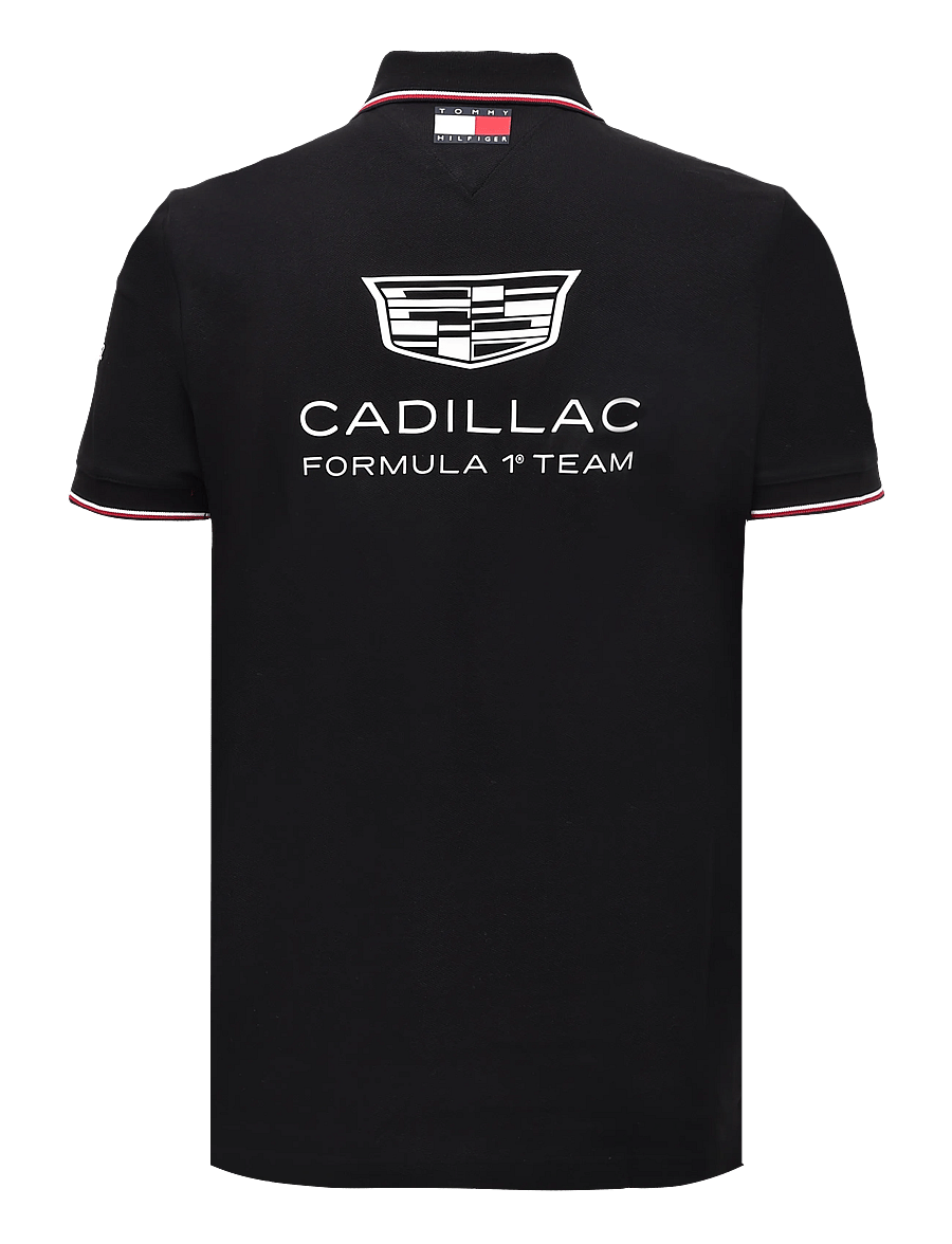 Tommy Hilfiger - TH X CF1 DRIVERS 11 POLO - toppar & t-shirts - black - 2