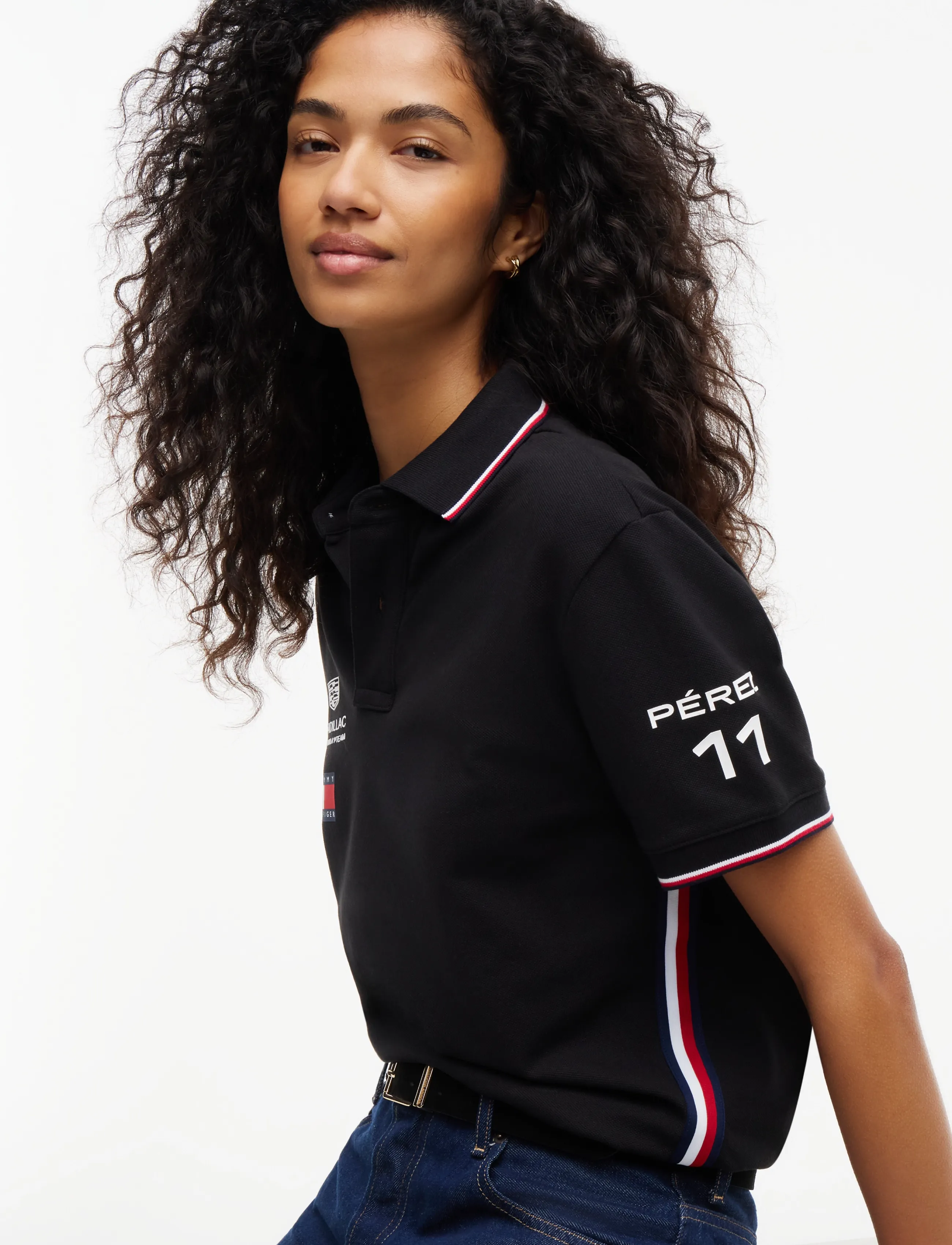 T-shirt 'TH X CF1 PEREZ REPLICA' marinblå / röd / svart 7