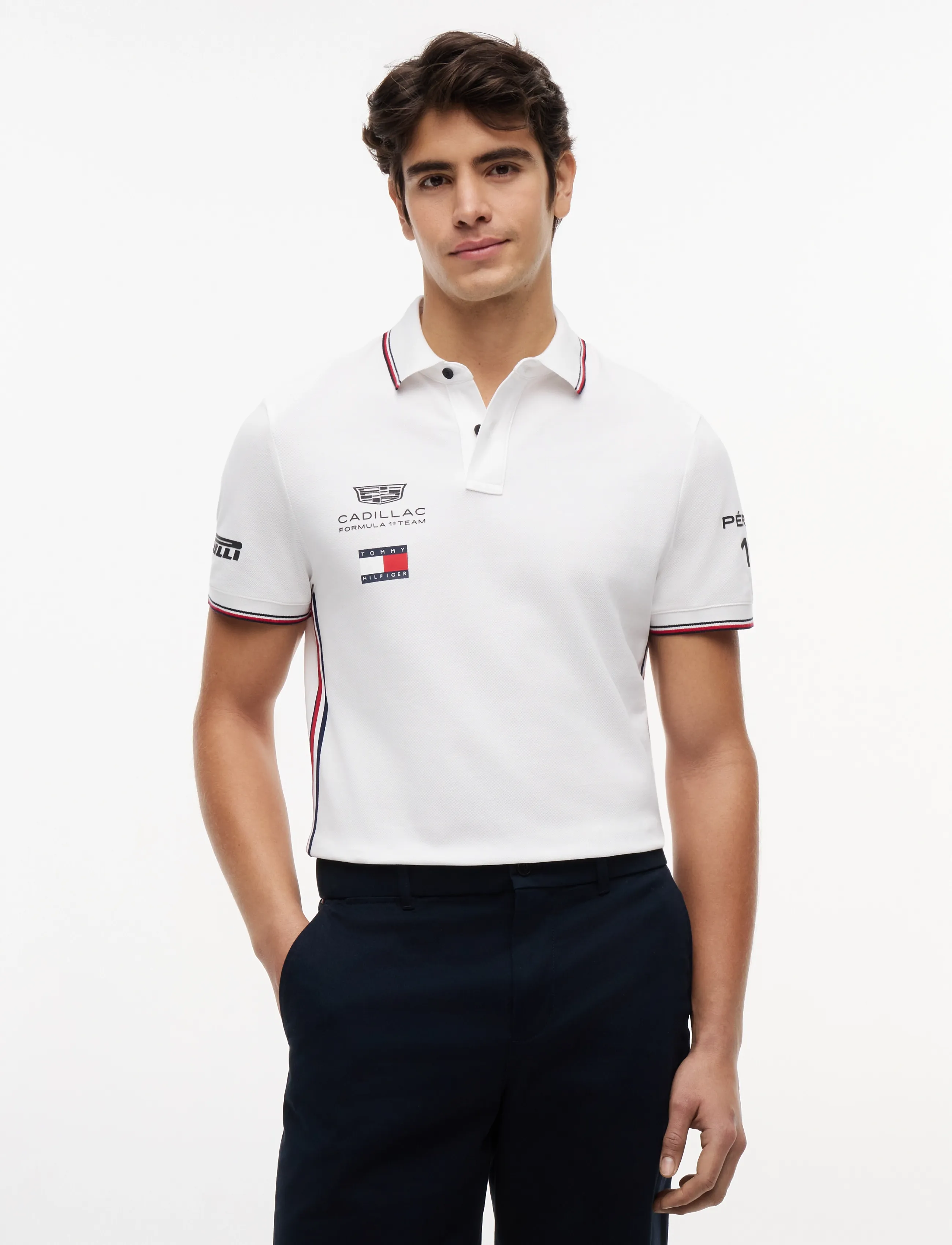 Tommy Hilfiger - TH X CF1 DRIVERS 11 POLO - white - 3
