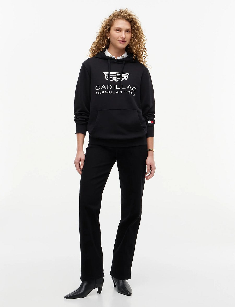 Tommy Hilfiger - TH X CF1 SHIELD HOODIE - kapuutsiga pusad - black - 0