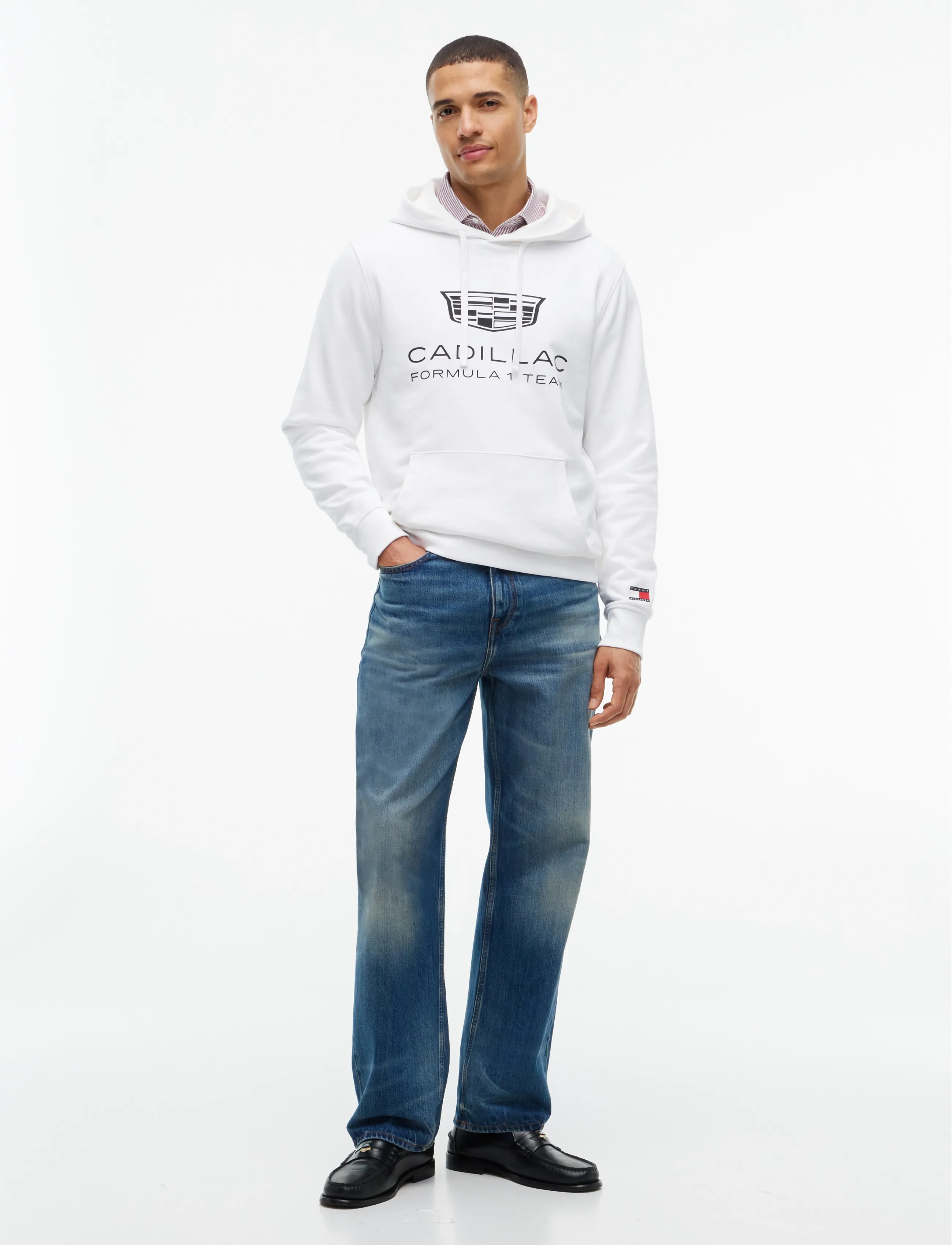 Tommy Hilfiger - TH X CF1 SHIELD HOODIE - hoodies - white - 2
