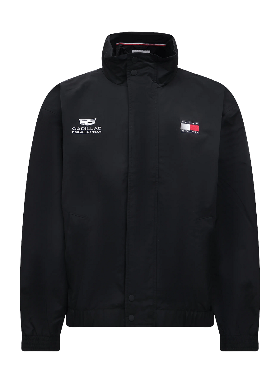 Tommy Hilfiger - TH X CF1 GRAPHIC FLAG JACKET - fall jackets - black - 1
