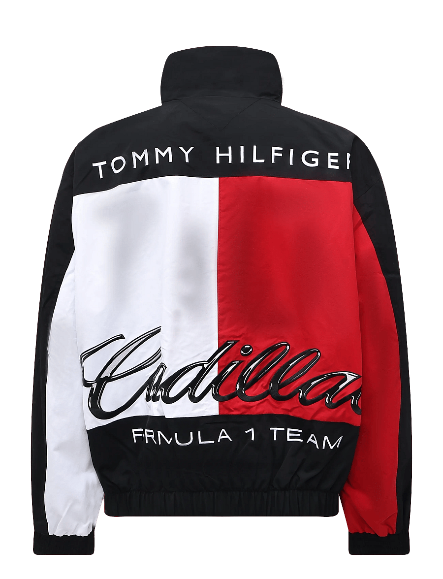 Tommy Hilfiger - TH X CF1 GRAPHIC FLAG JACKET - fall jackets - black - 2