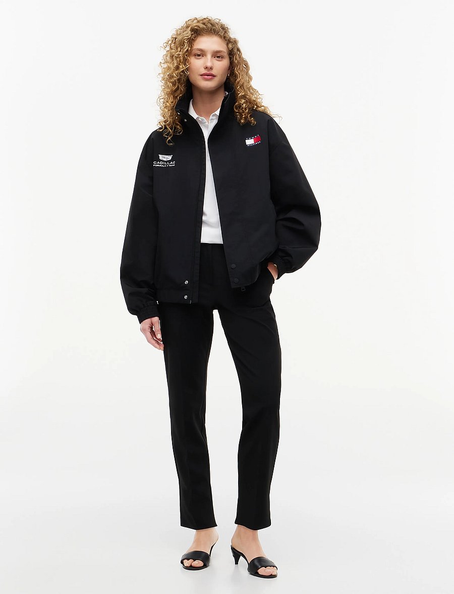 Tommy Hilfiger - TH X CF1 GRAPHIC FLAG JACKET - fall jackets - black - 0