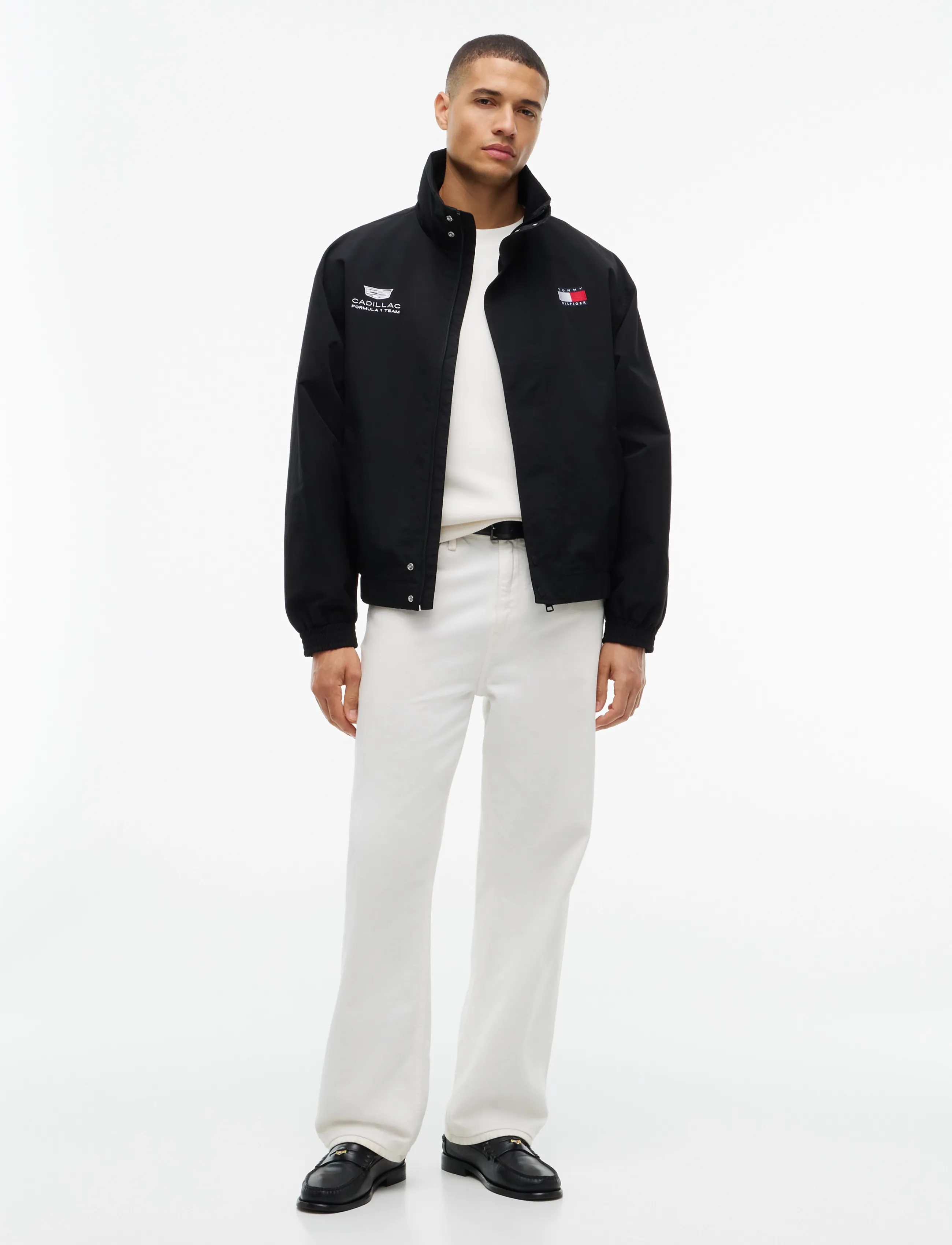 Tommy Hilfiger - TH X CF1  GRAPHIC FLAG JACKET - fall jackets - black - 5
