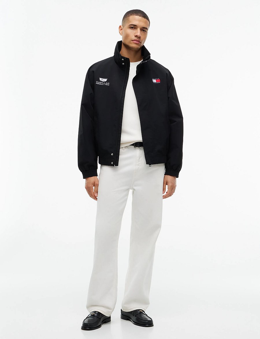 Tommy Hilfiger - TH X CF1 GRAPHIC FLAG JACKET - fall jackets - black - 5