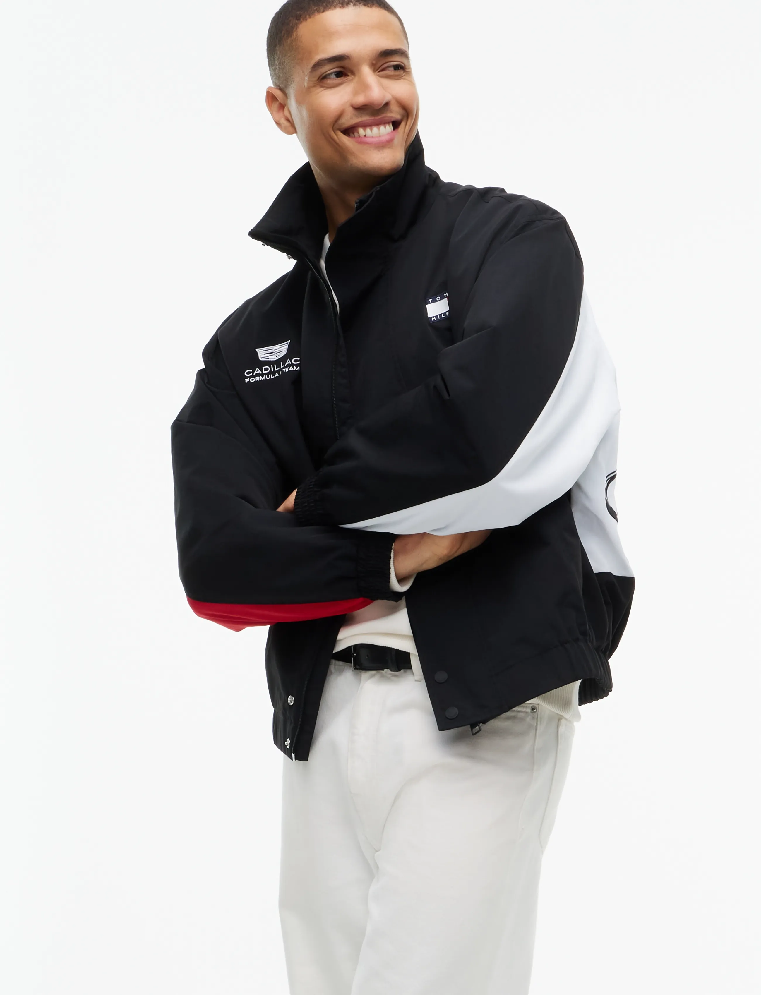 Tommy Hilfiger - TH X CF1  GRAPHIC FLAG JACKET - höstjackor - black - 4