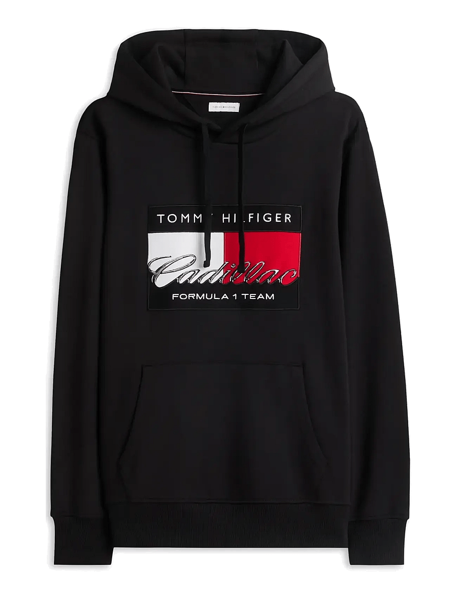 Tommy Hilfiger - TH X CF1 GRAPHIC FLAG HOODIE - hoodies - black - 1