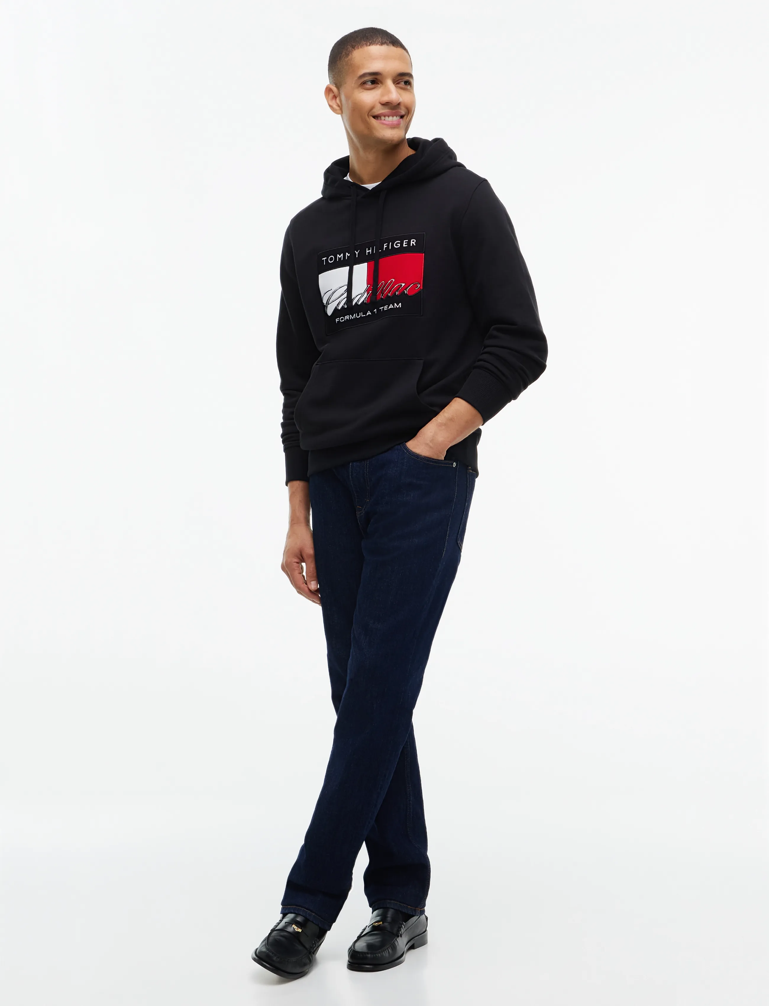 Tommy Hilfiger - TH X CF1 GRAPHIC FLAG HOODIE - hoodies - black - 2
