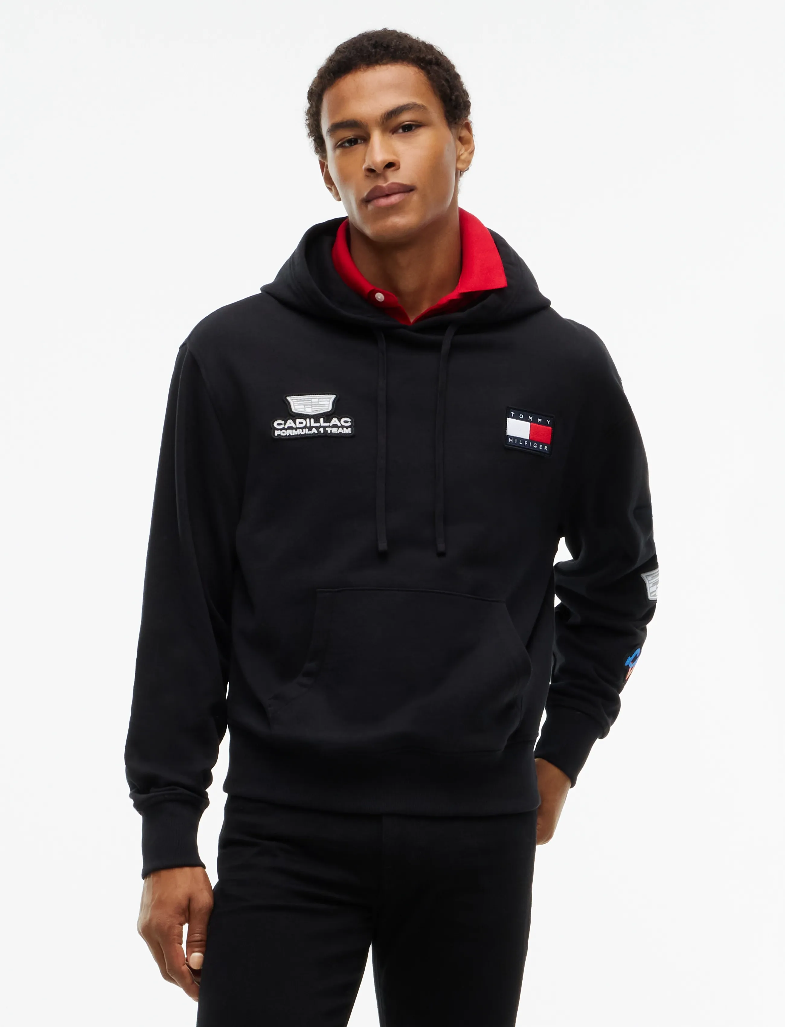 Tommy Hilfiger TH X CF1 VEGAS HOODIE - Kläder - BLACK / black