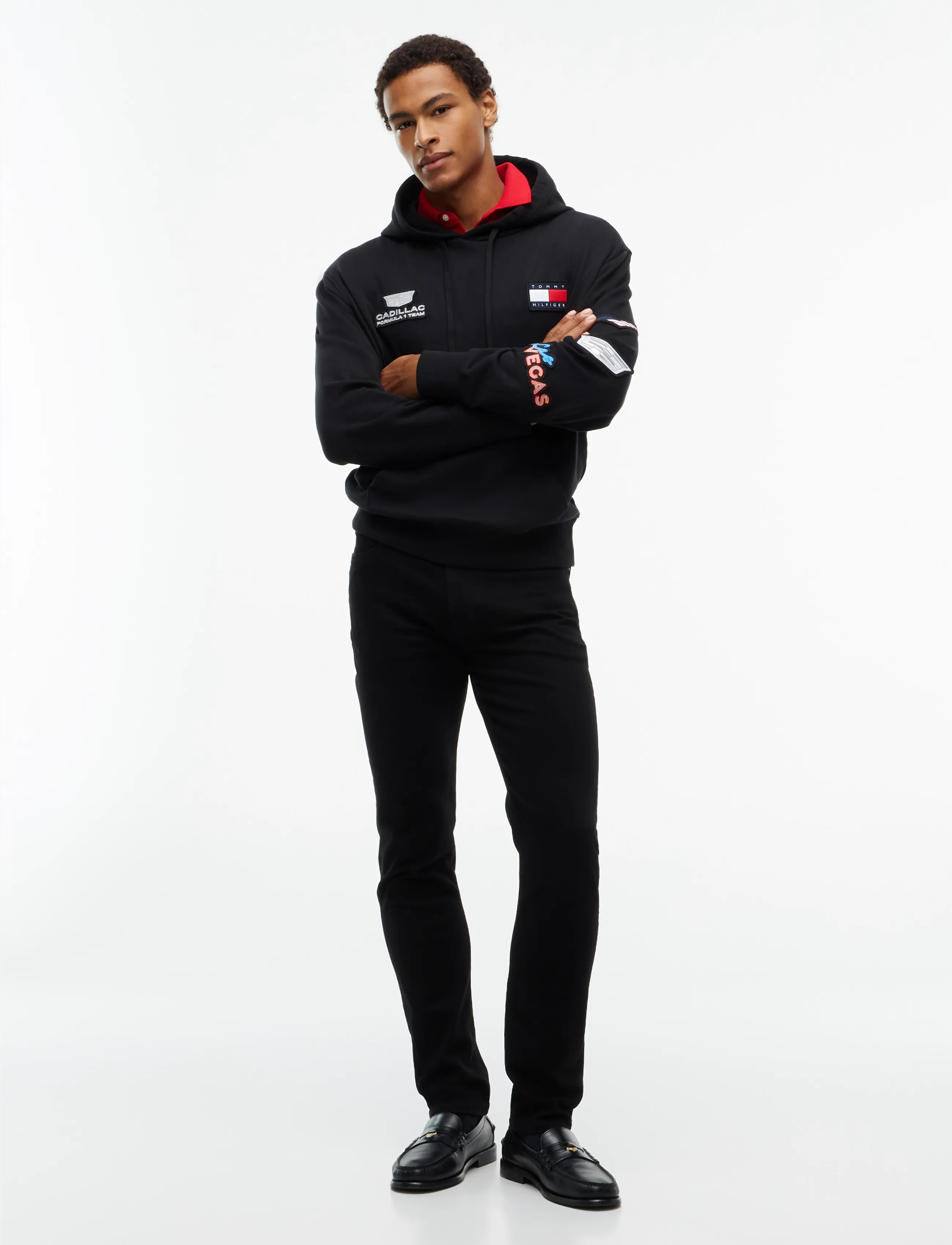 Tommy Hilfiger - TH X CF1 VEGAS HOODIE - hoodies - black - 2