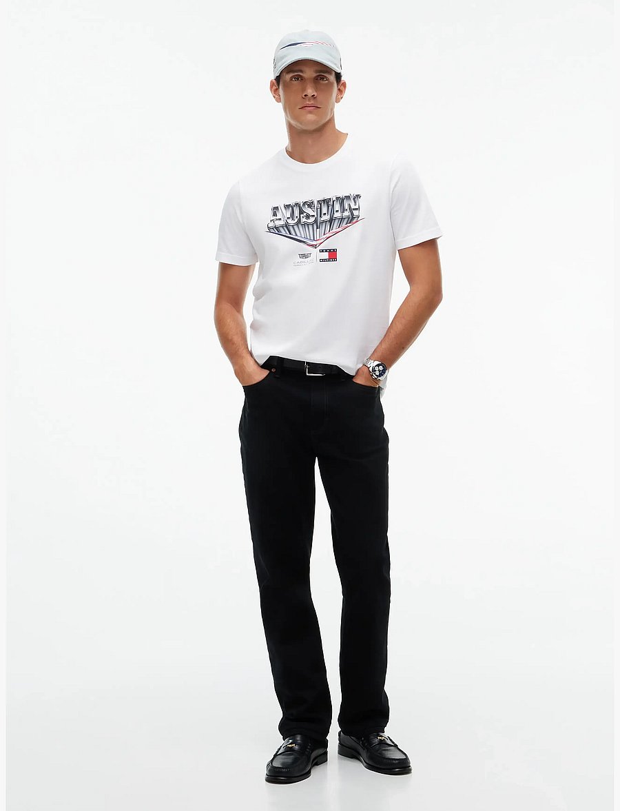 Tommy Hilfiger - TH X CF1 AUSTIN TEE - kortärmade t-shirts - white - 2