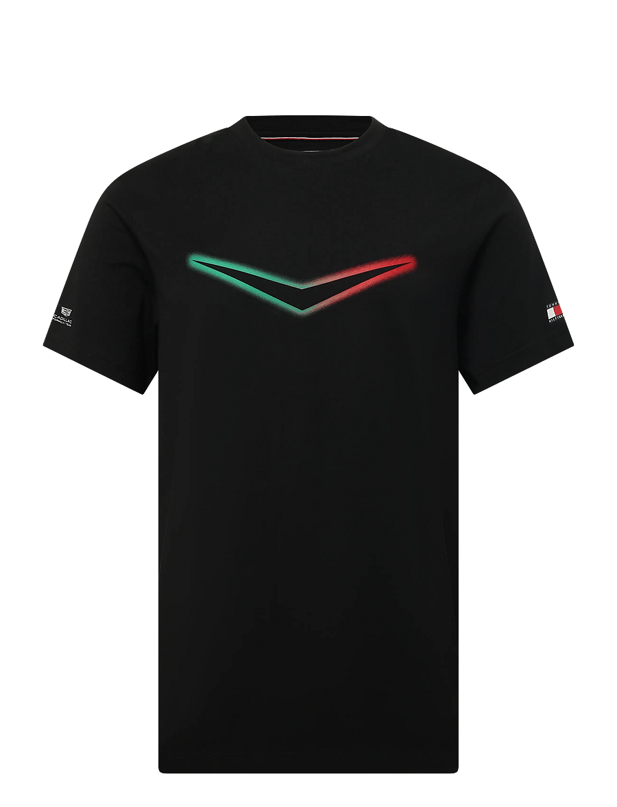 Tommy Hilfiger - TH X CF1 MEXICO TEE - kurzärmelige t-shirts - black - 1