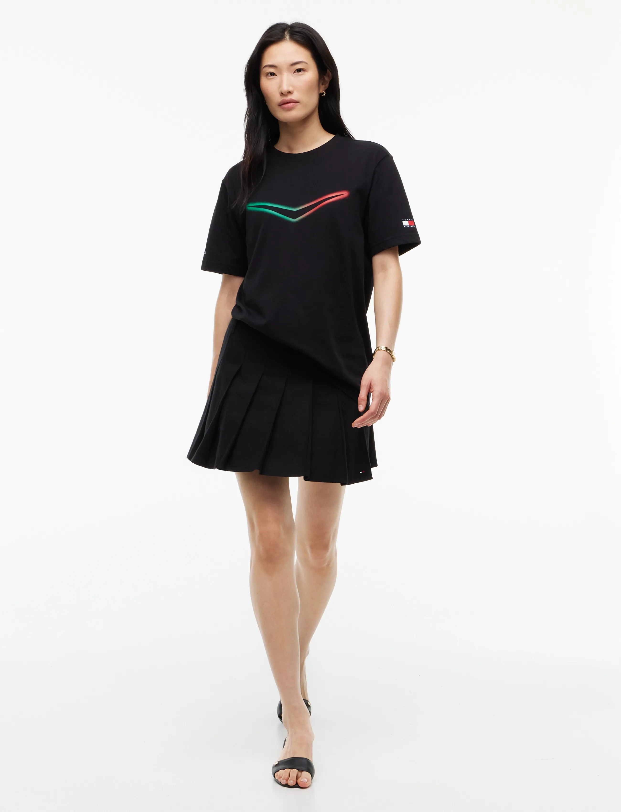 Tommy Hilfiger TH X CF1 MEXICO TEE - Streetstyle - BLACK / black