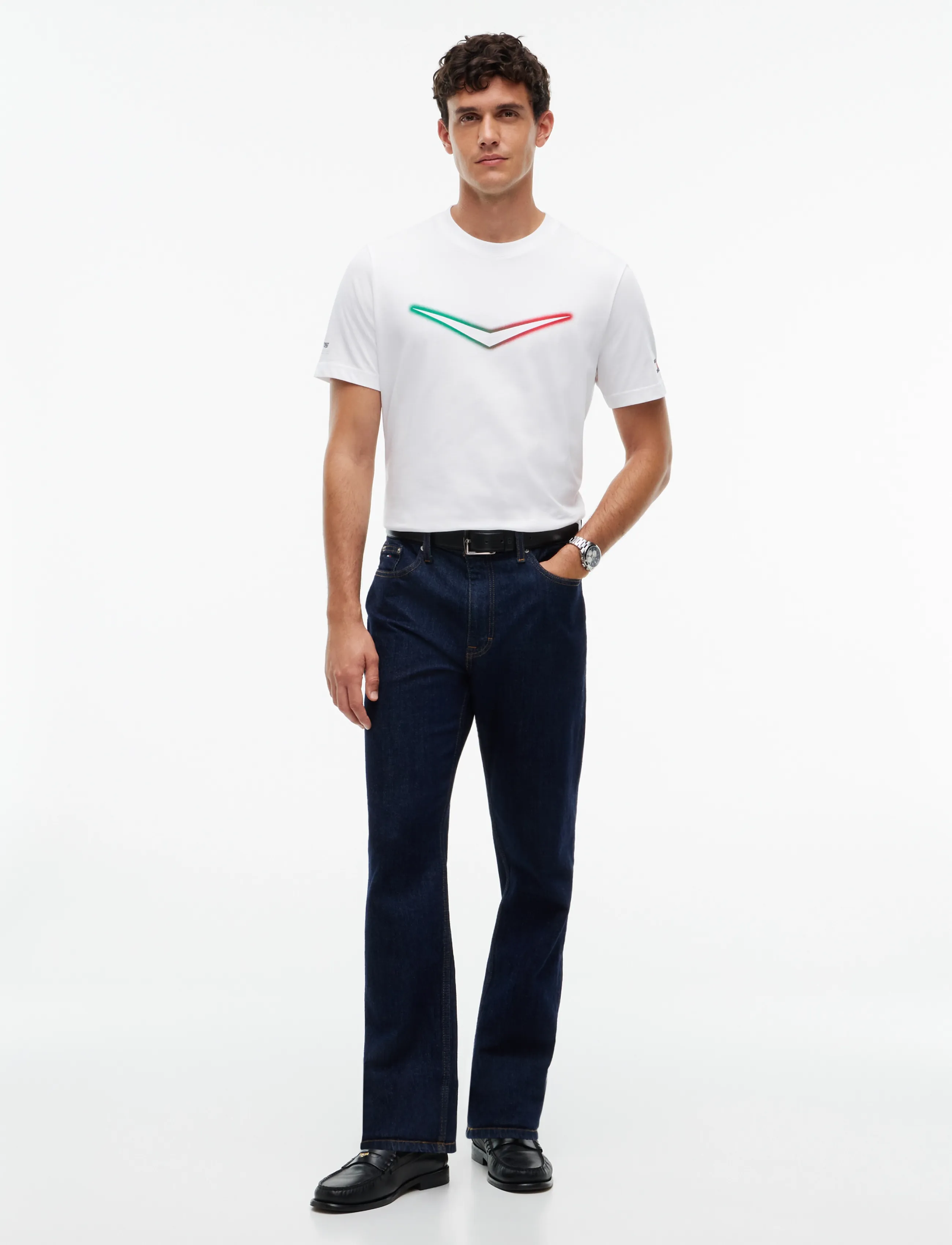 Tommy Hilfiger - TH X CF1 MEXICO TEE - kortärmade t-shirts - white - 2