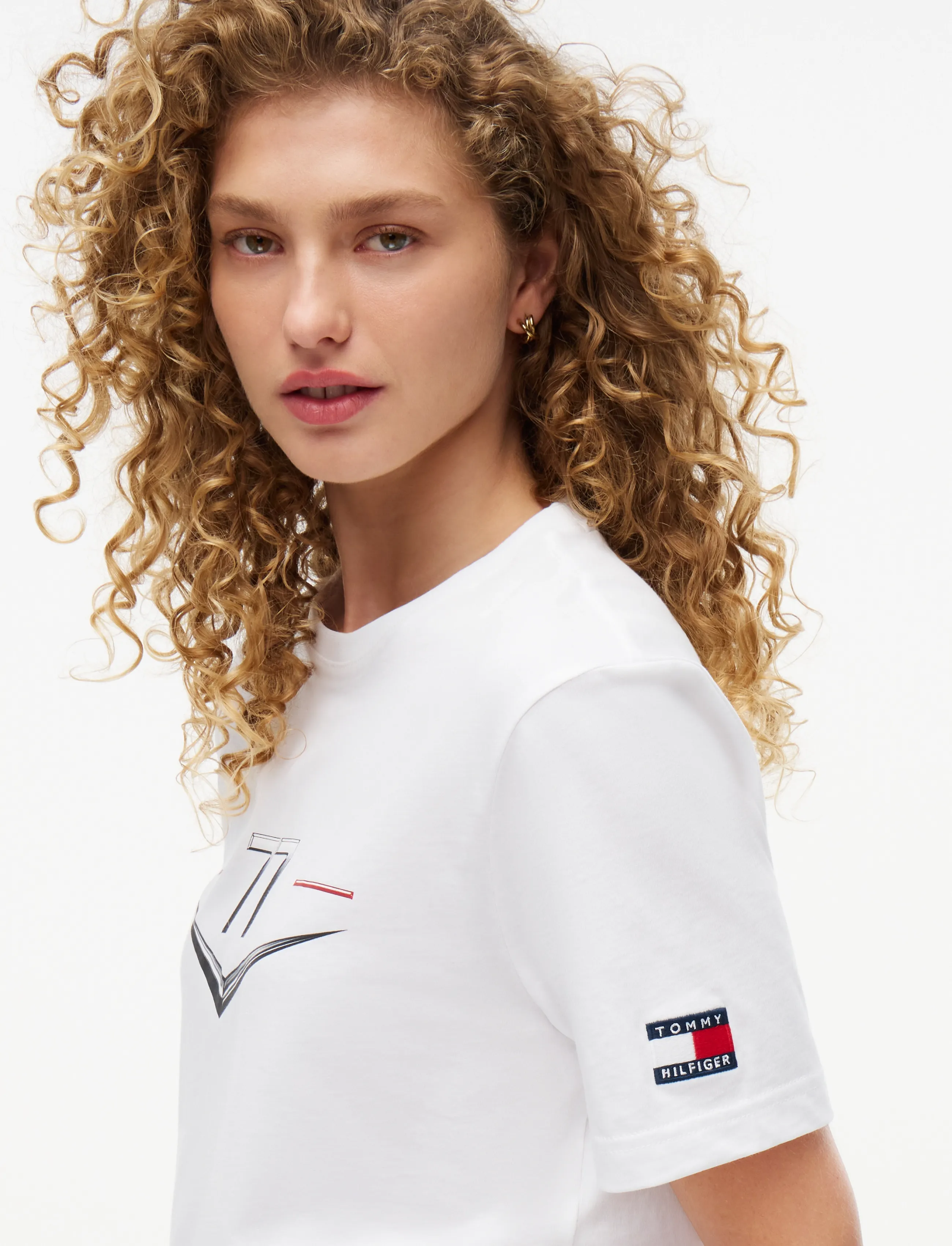 TOMMY HILFIGER Th X Cf1 Drivers Chevron Tee t-shirts herr – bild 5