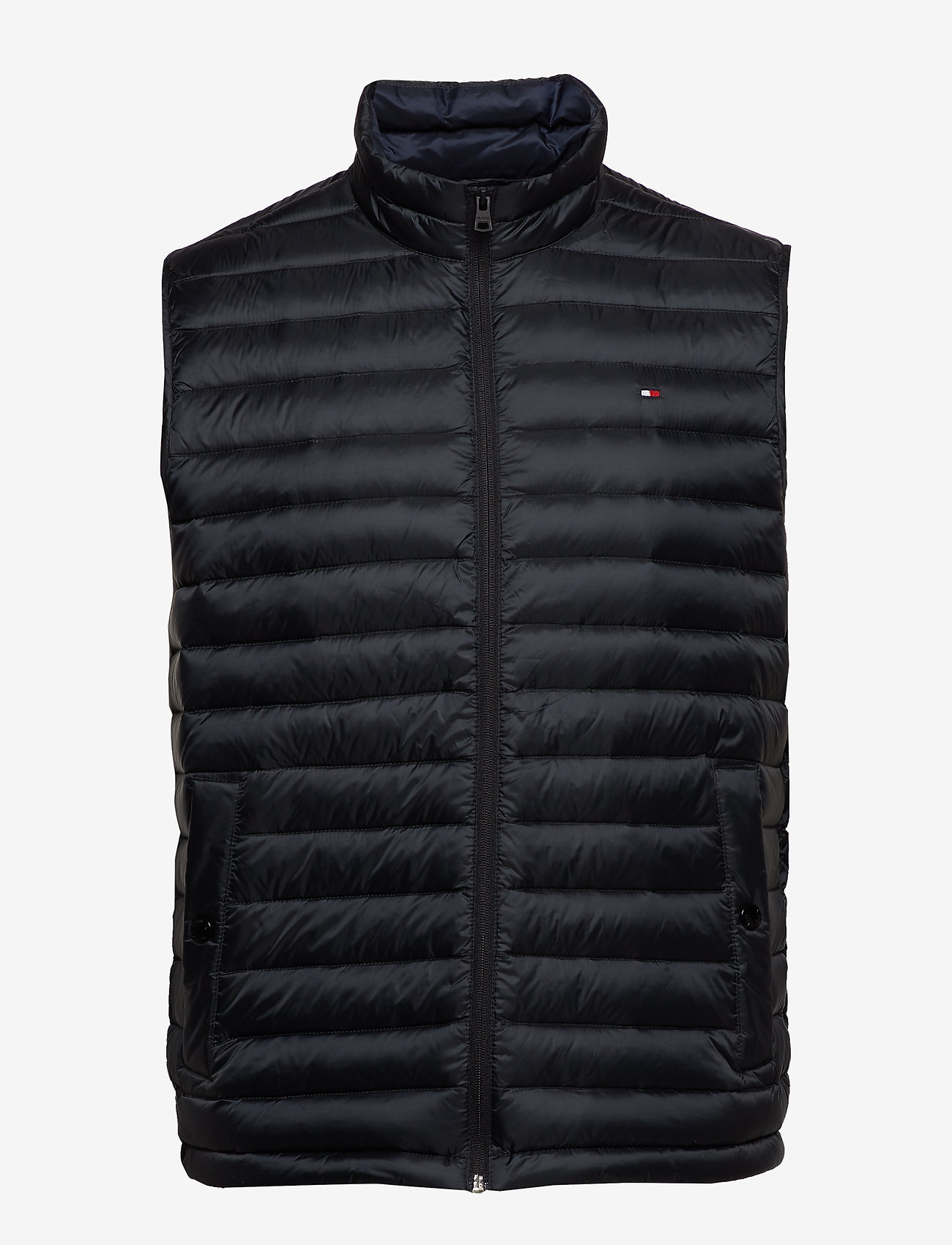 Tommy Hilfiger - CORE LW PACKABLE DOWN VEST - jet black - 0