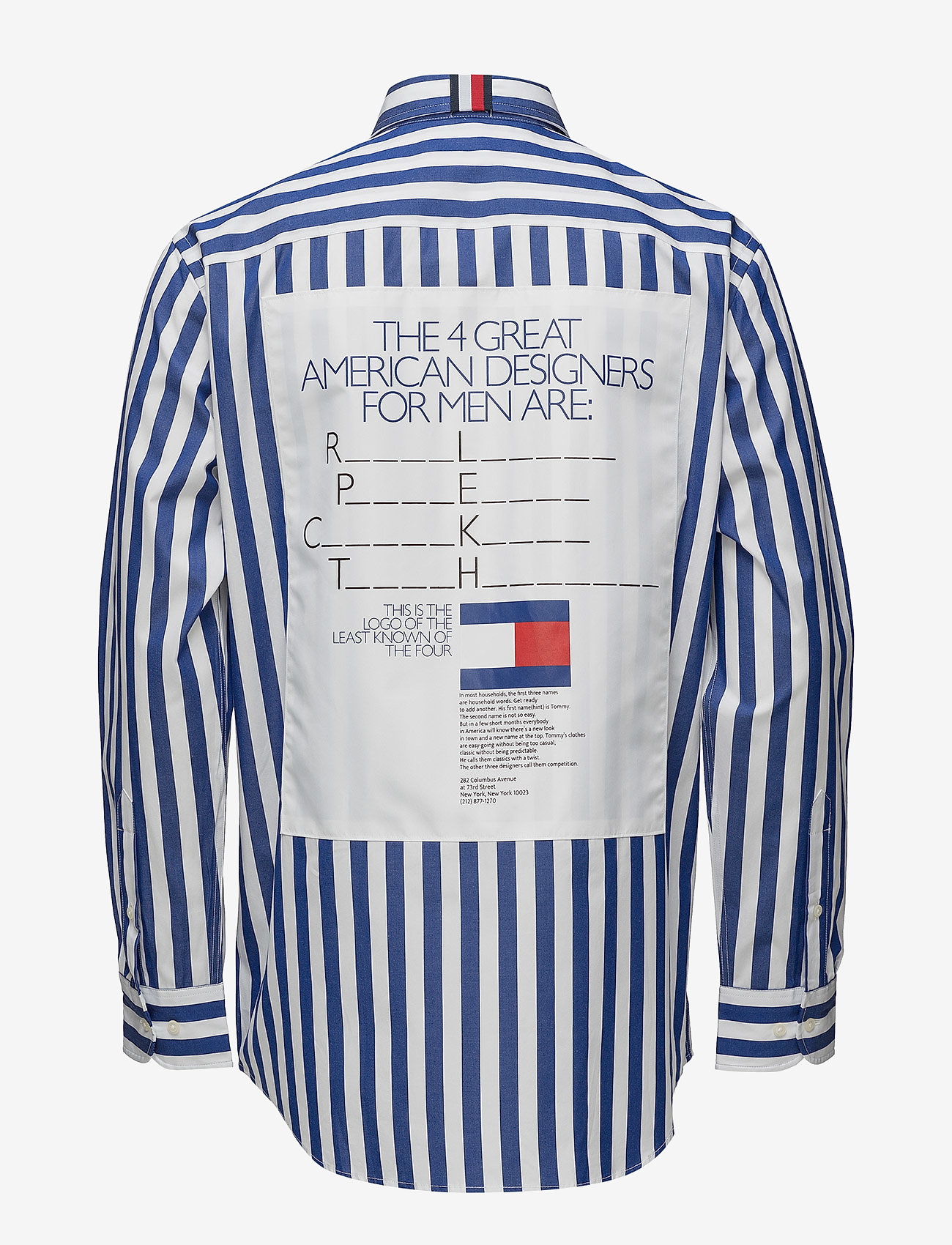 Tommy Hilfiger - BE BOLD STRIPED SHIR - surf the web / bright white - 1