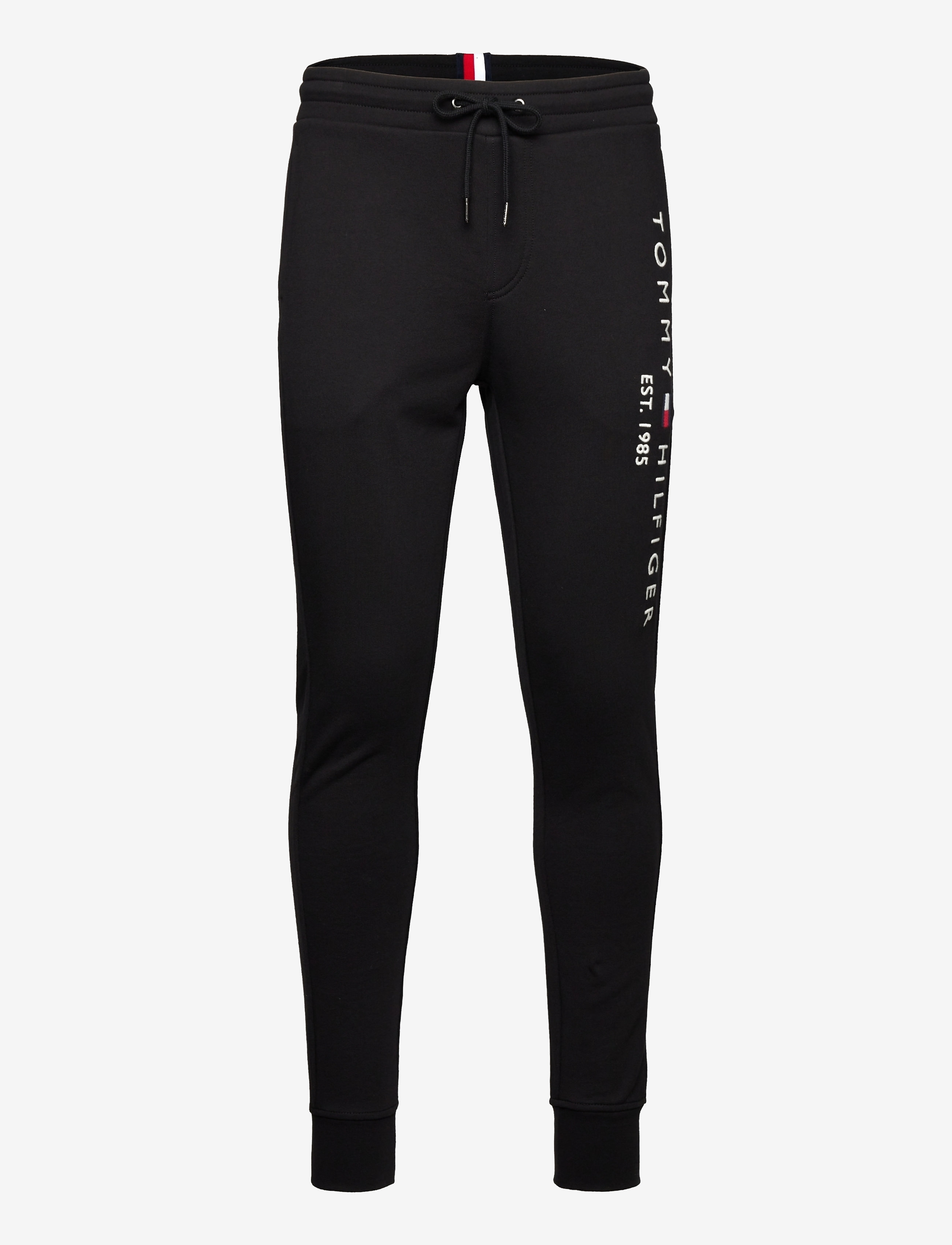 TOMMY LOGO SWEATPANTS - BLACK