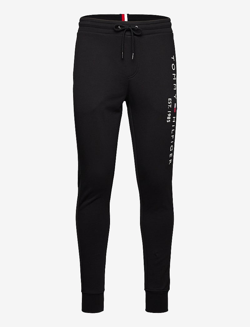 Tommy Hilfiger - TOMMY LOGO SWEATPANTS - prekės kiekvienai progai - black - 1