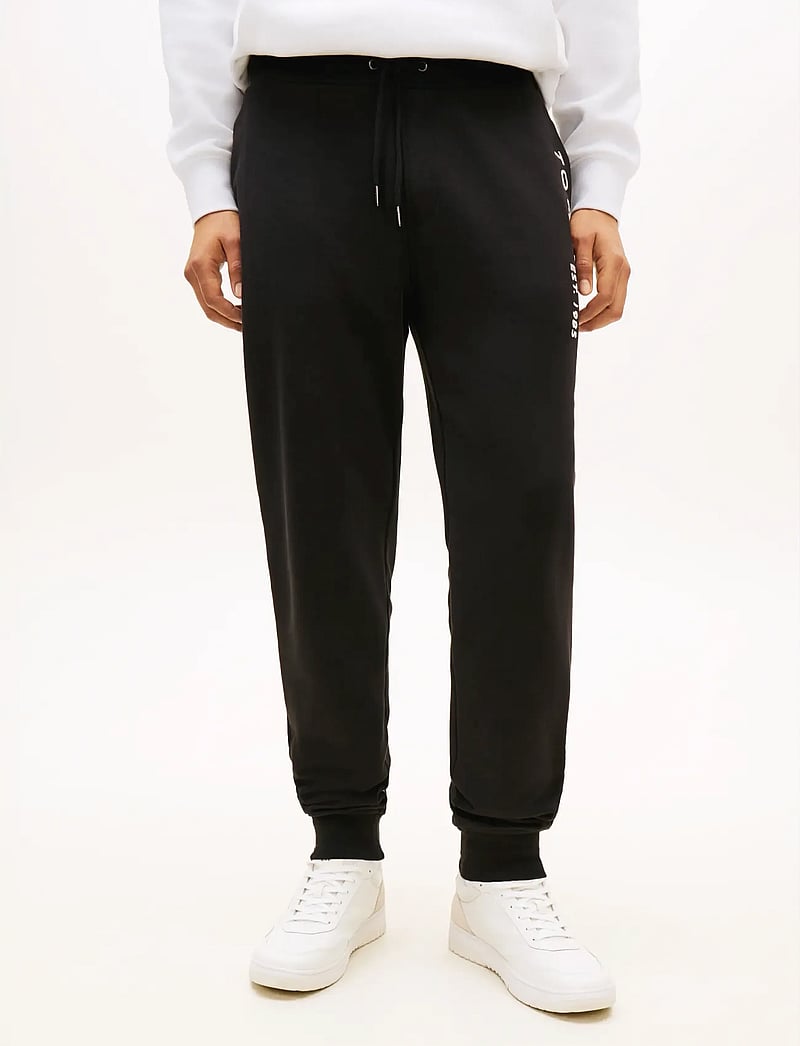 Tommy Hilfiger - TOMMY LOGO SWEATPANTS - shop efter anledning - black - 0