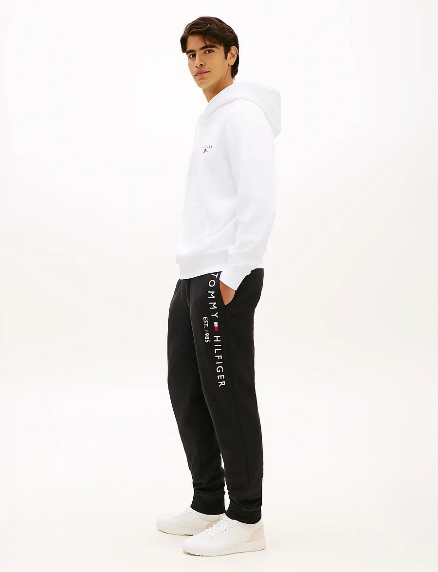 Tommy Hilfiger - TOMMY LOGO SWEATPANTS - nach anlass kaufen - black - 4