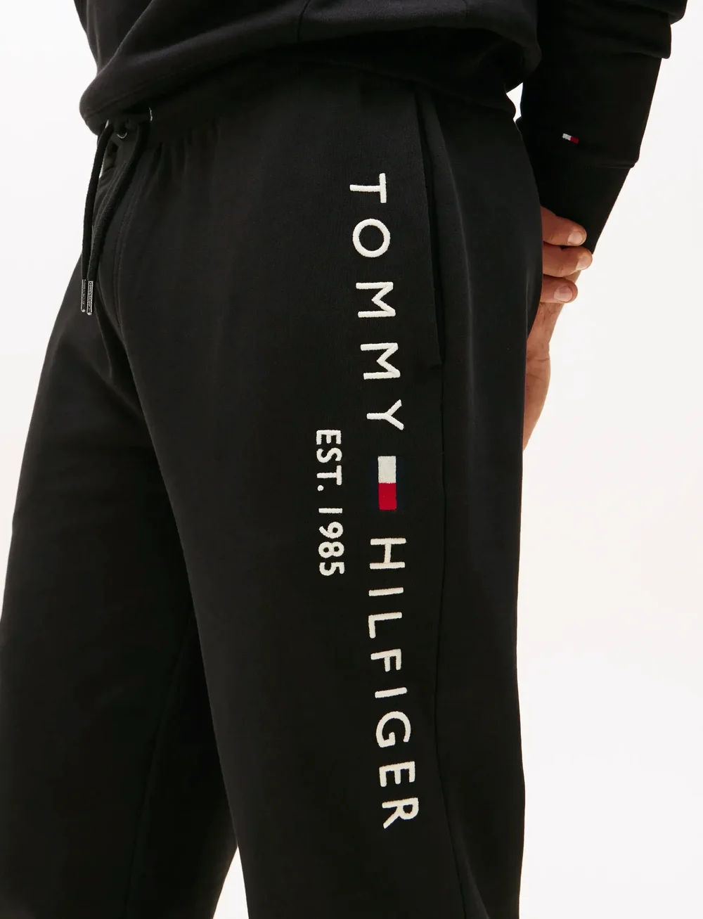 Tommy Hilfiger - TOMMY LOGO SWEATPANTS - nach anlass kaufen - black - 5