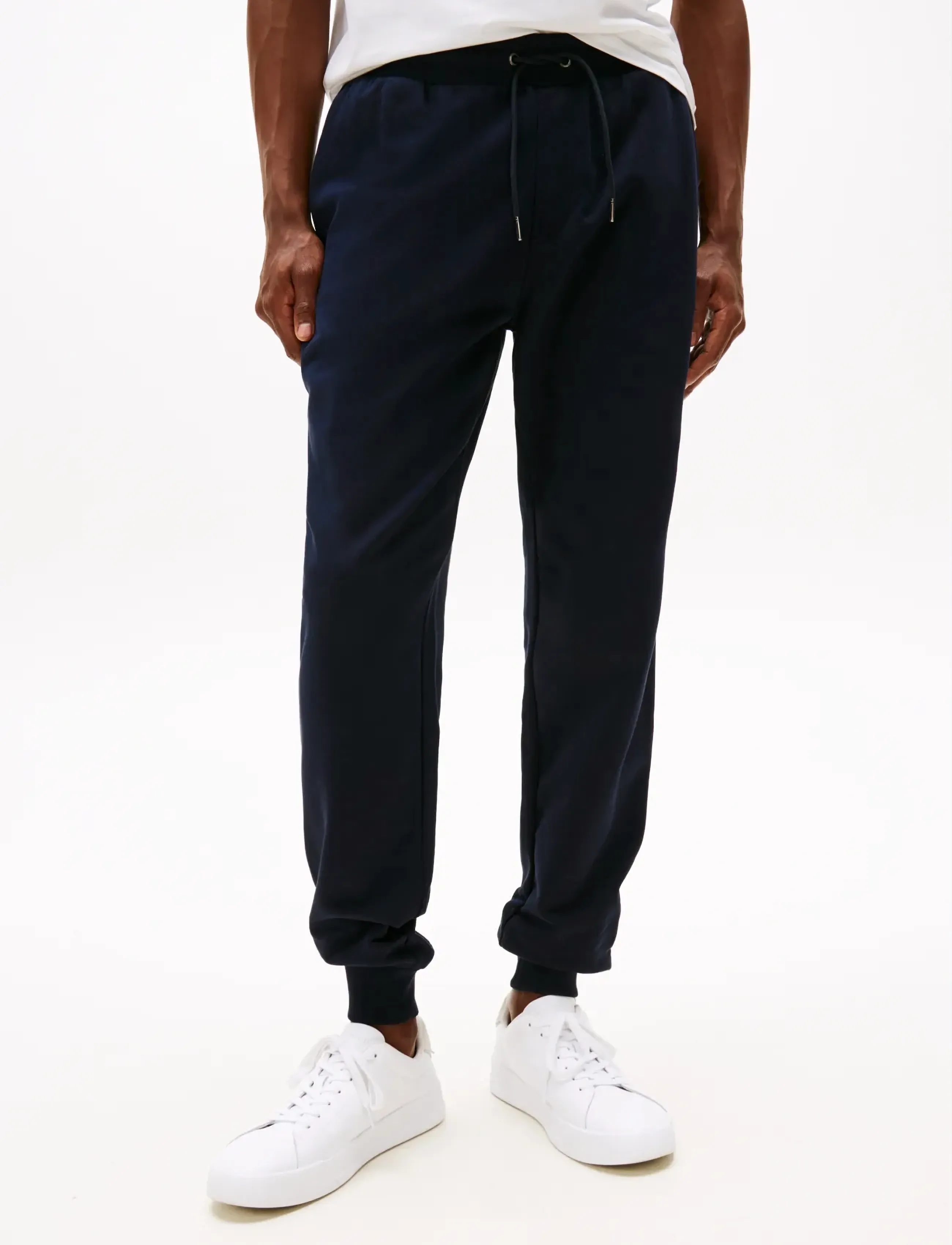 Tommy Hilfiger TOMMY LOGO SWEATPANTS - Tommy Hilfiger - DESERT SKY / navy
