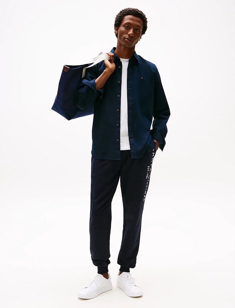 Tommy Hilfiger - TOMMY LOGO SWEATPANTS - nach anlass kaufen - desert sky - 4
