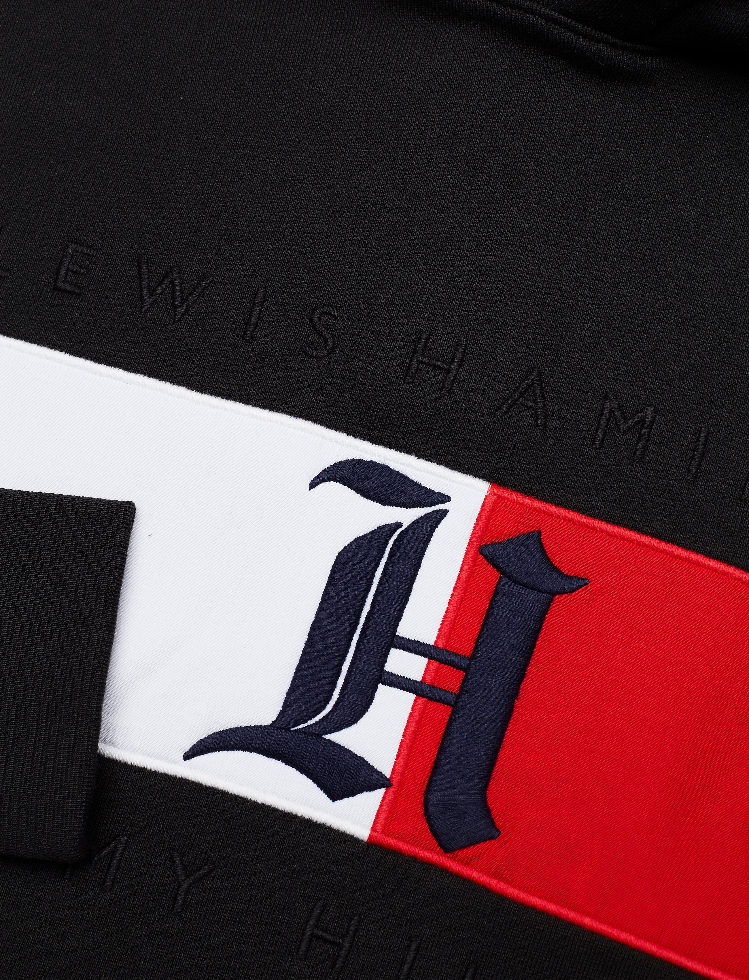 Tommy Hilfiger - LEWIS HAMILTON FLAG LOGO HOODY - jet black - 2