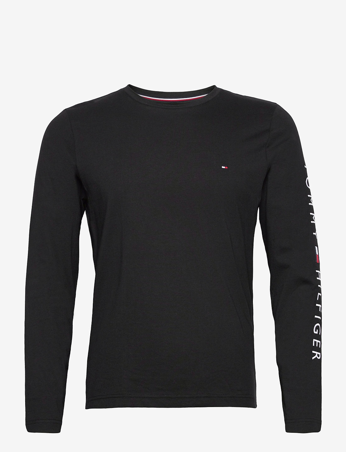 Tommy Hilfiger - TOMMY LOGO LONG SLEEVE TEE - lange mouwen - black - 0