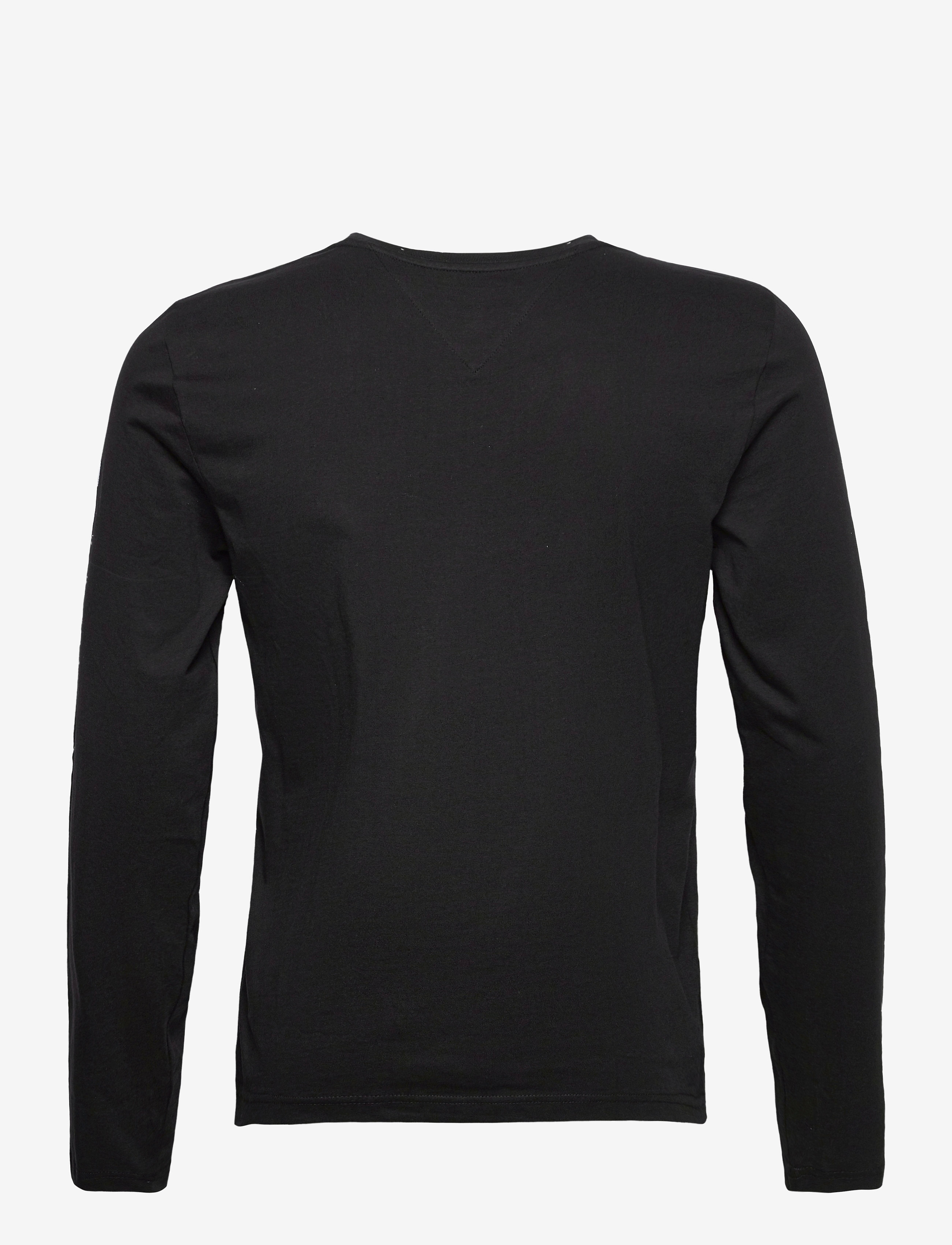 Tommy Hilfiger - TOMMY LOGO LONG SLEEVE TEE - langermabolir - black - 1